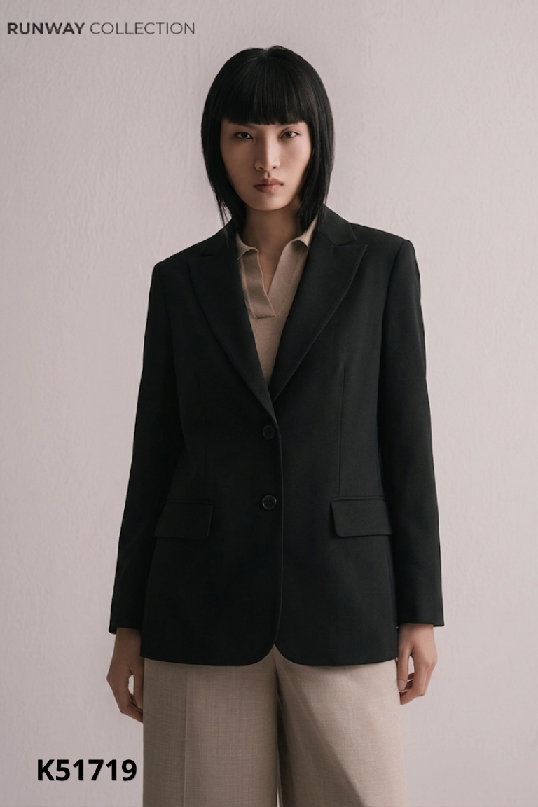 Áo khoác blazer đen LANCY
