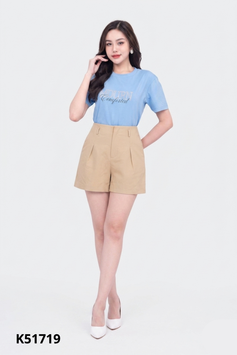 Quần shorts nâu
