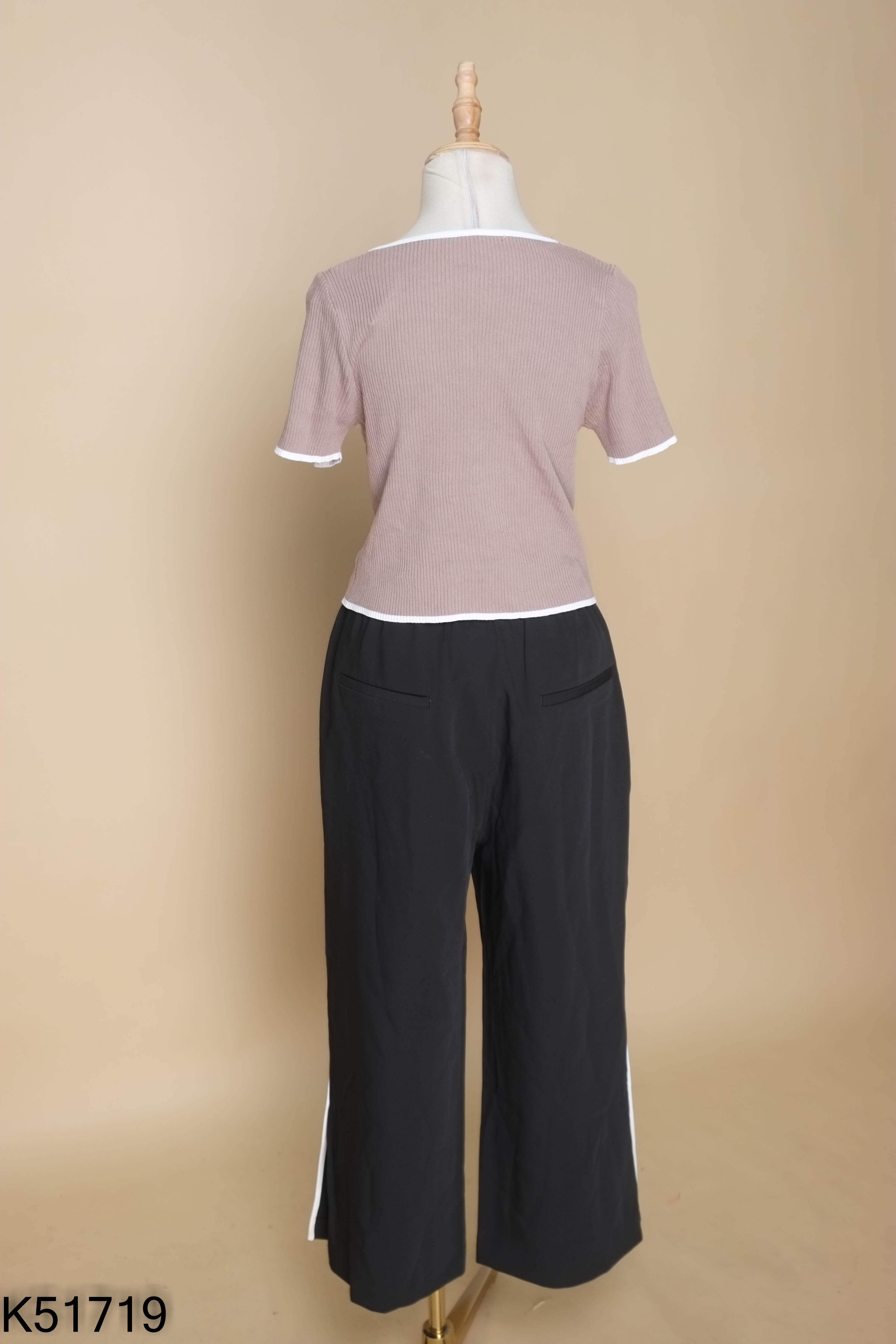 Set len nâu+quần