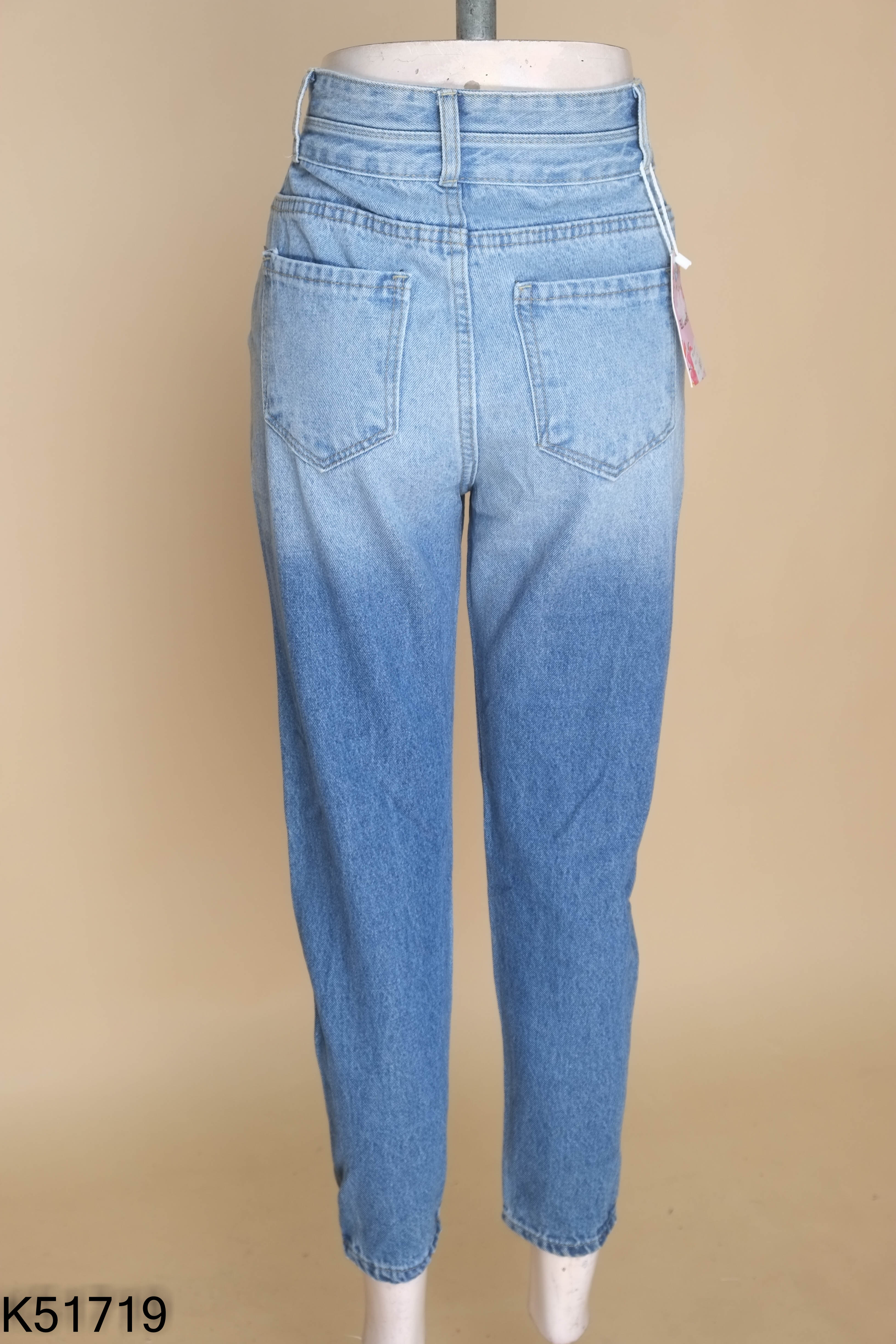 NEWTAG quần jeans xanh