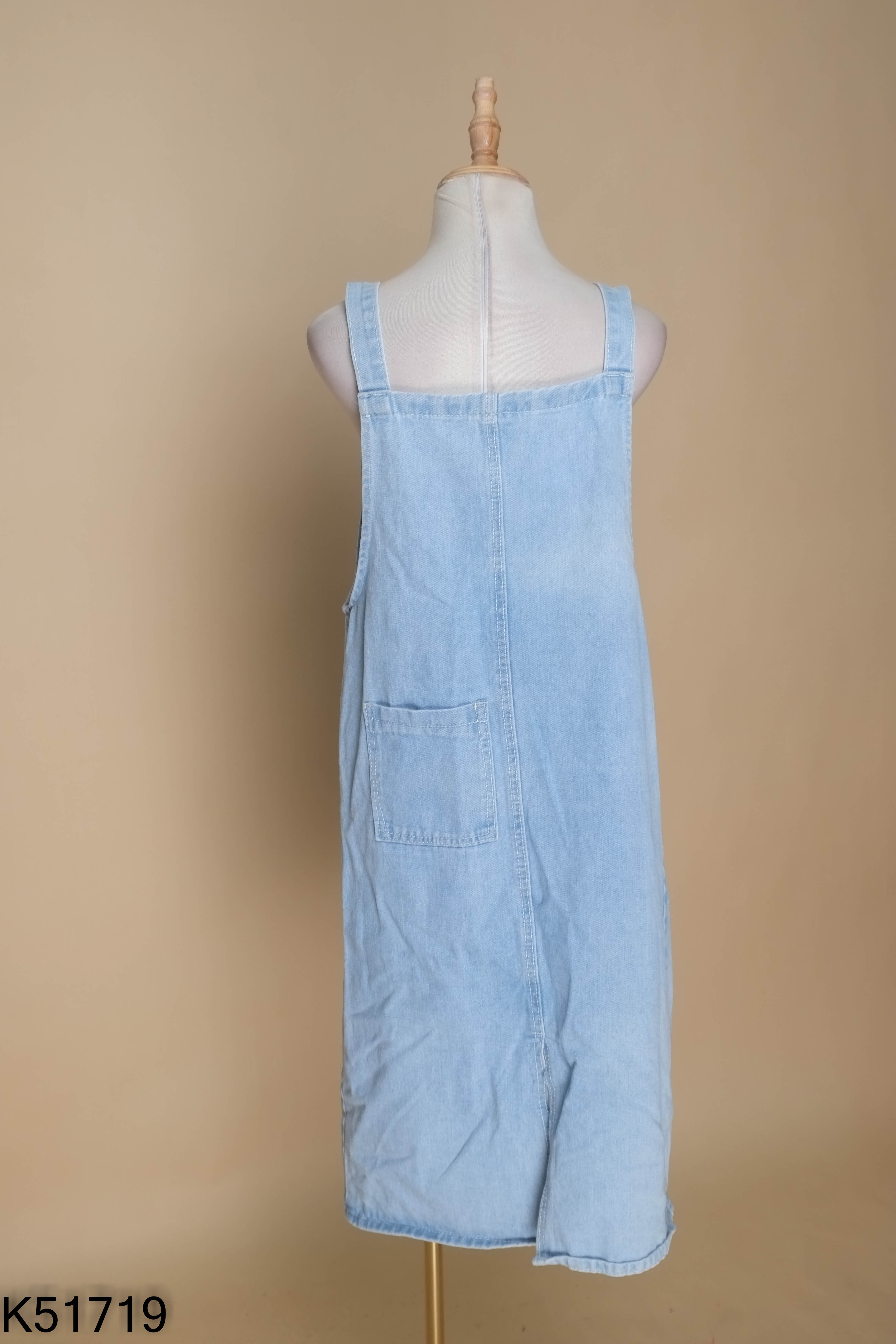 Váy yếm jeans xanh