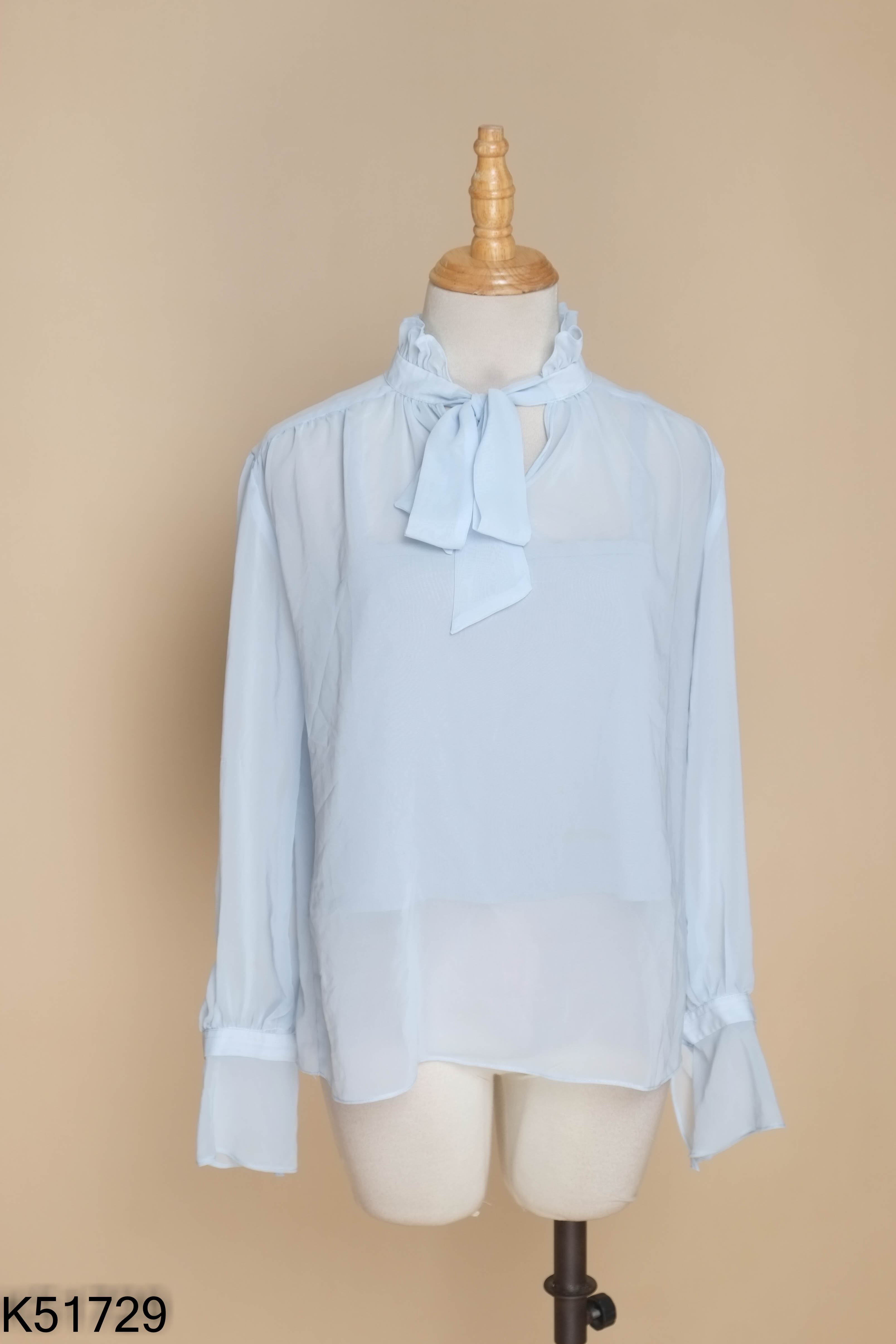 SET Áo voan LALLA xanh pastel + áo lót 2 dây