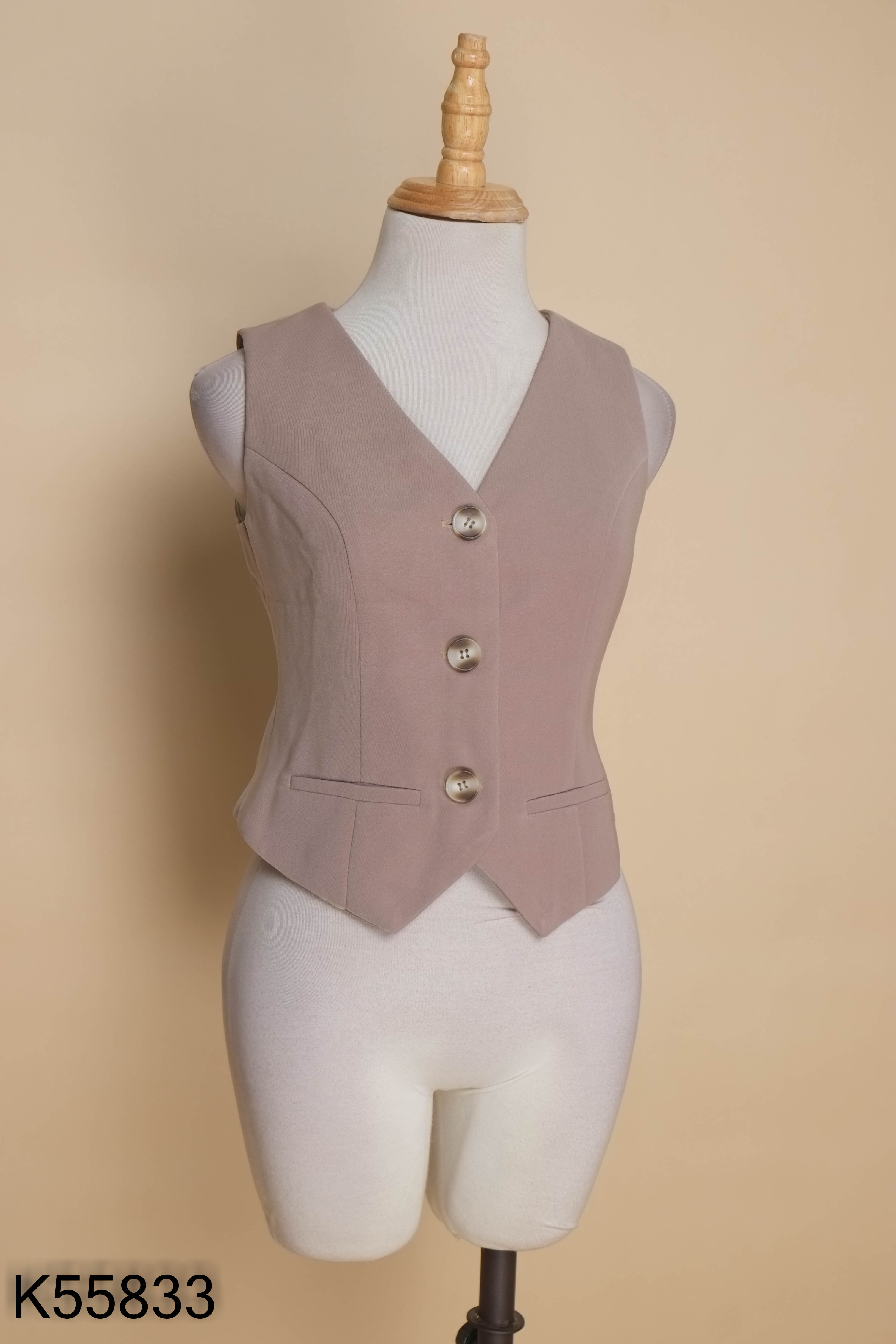 Áo gile vest xanh LA BOUTIQUE