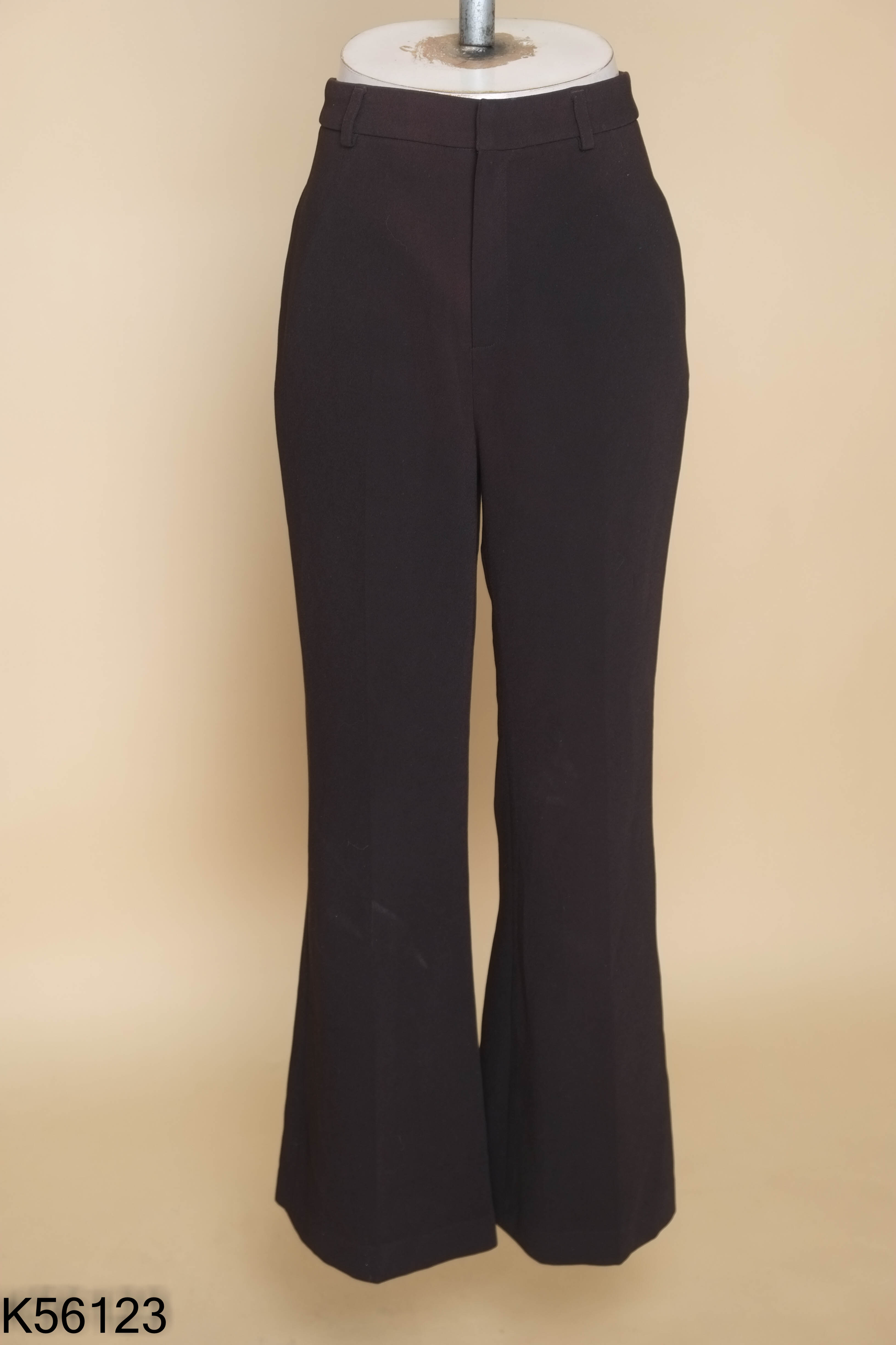 Quần D.CHIC vải đen ống rộng