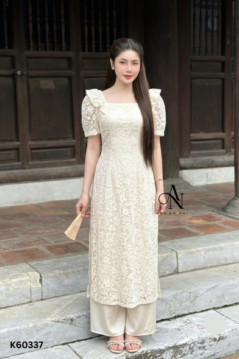 Set áo dài voan be DAISY+quần