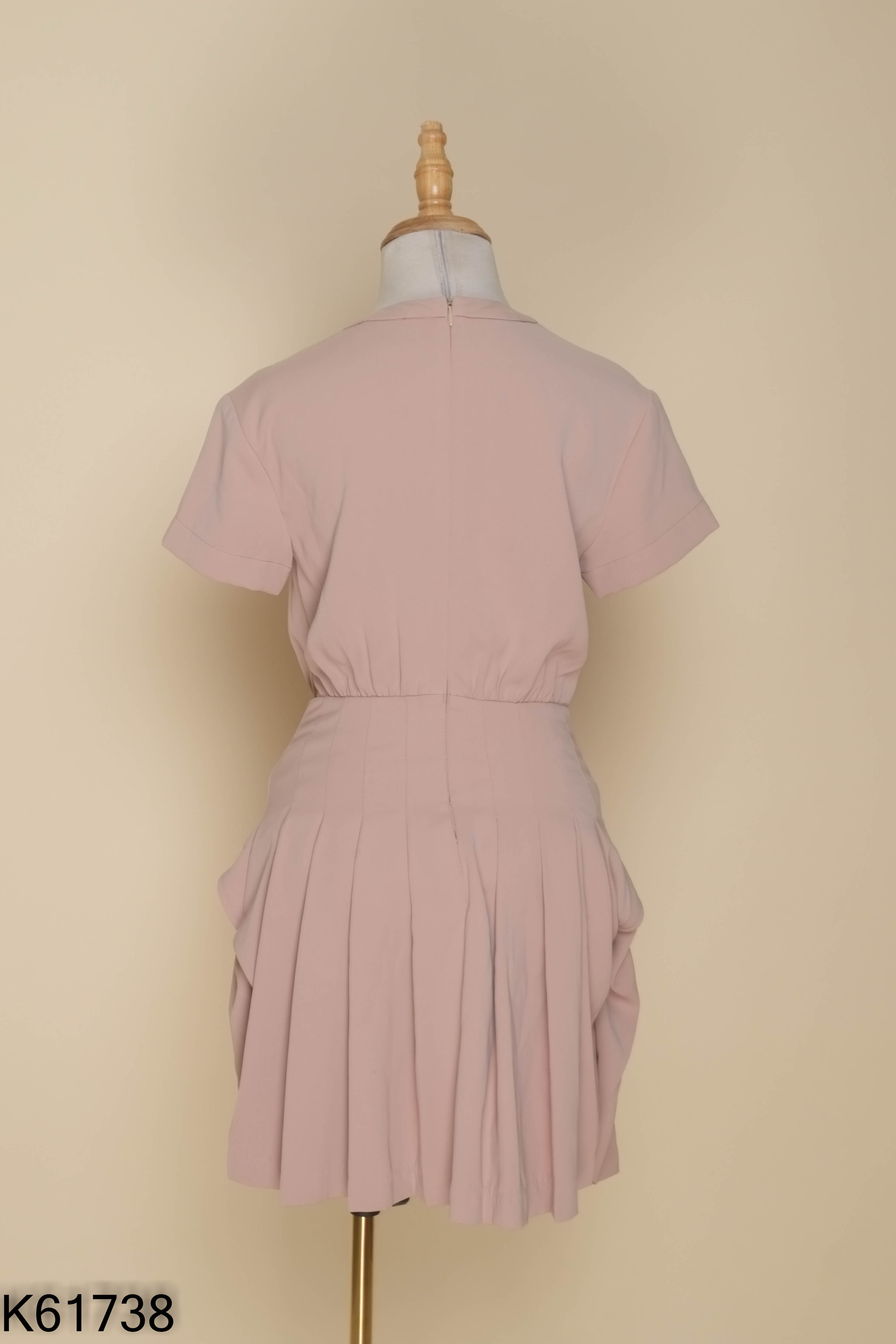 Váy IVY nâu cổ tròn