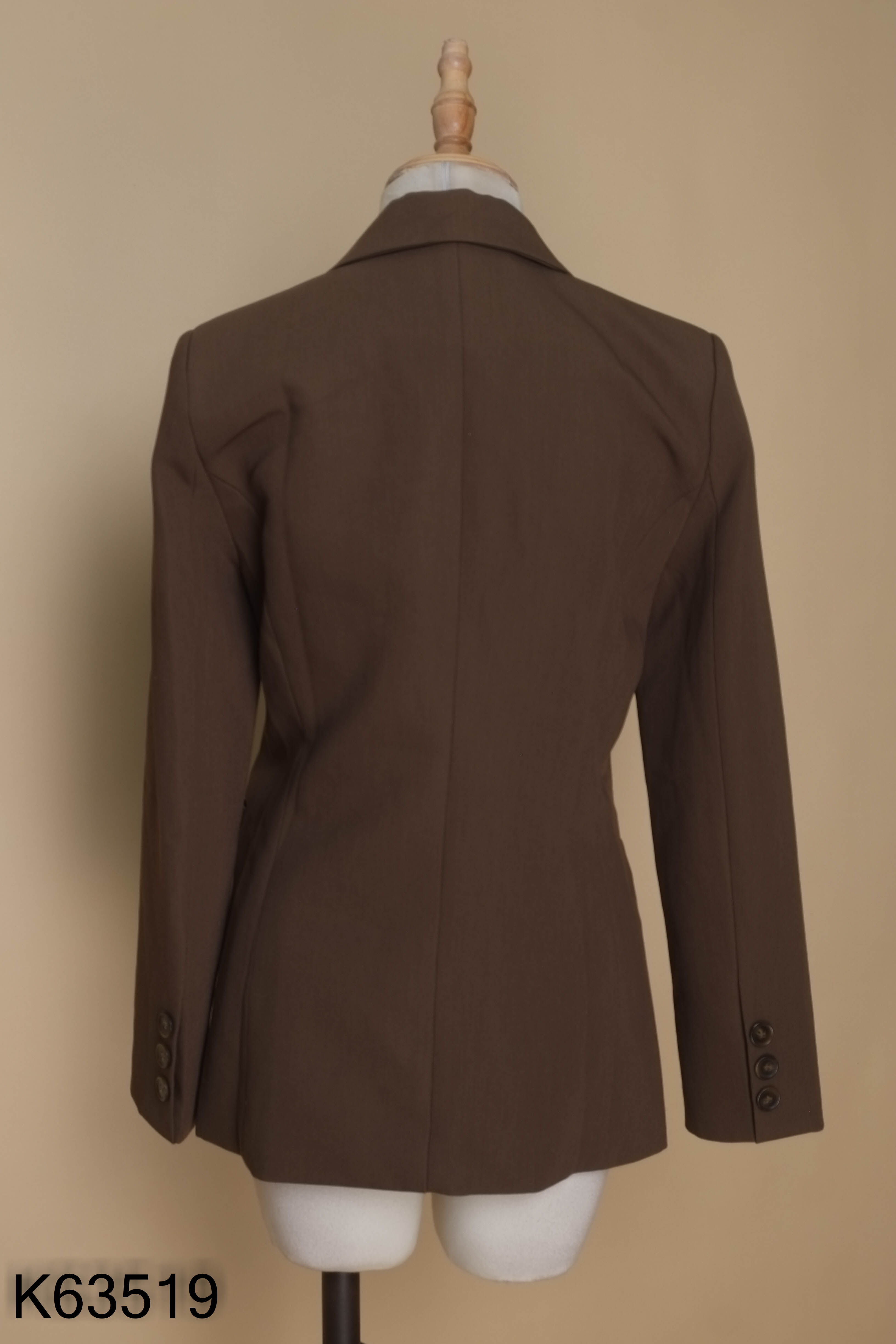 Áo blazer nâu 2 cúc
