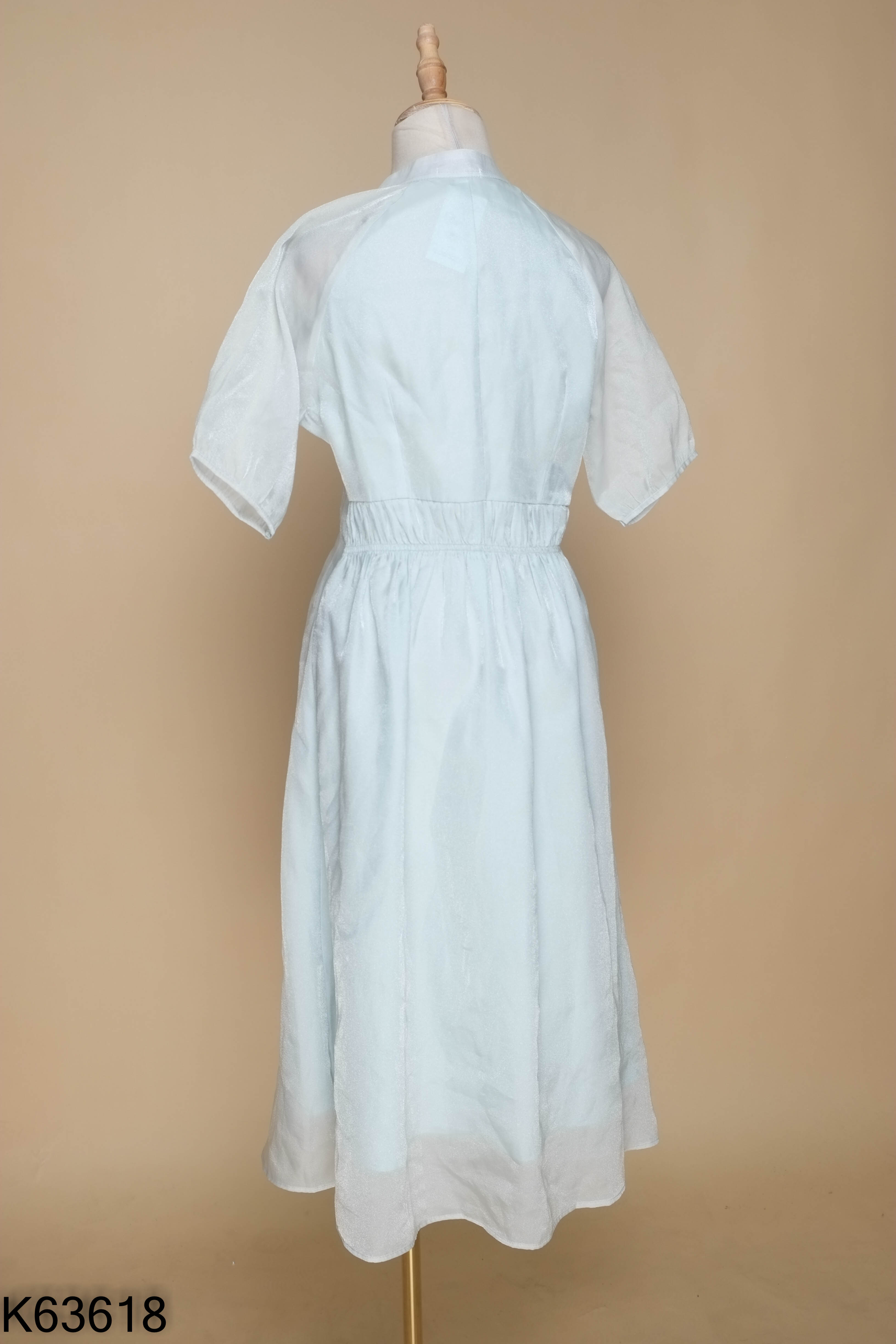 Váy CHARMY CLOTHES voan xanh min