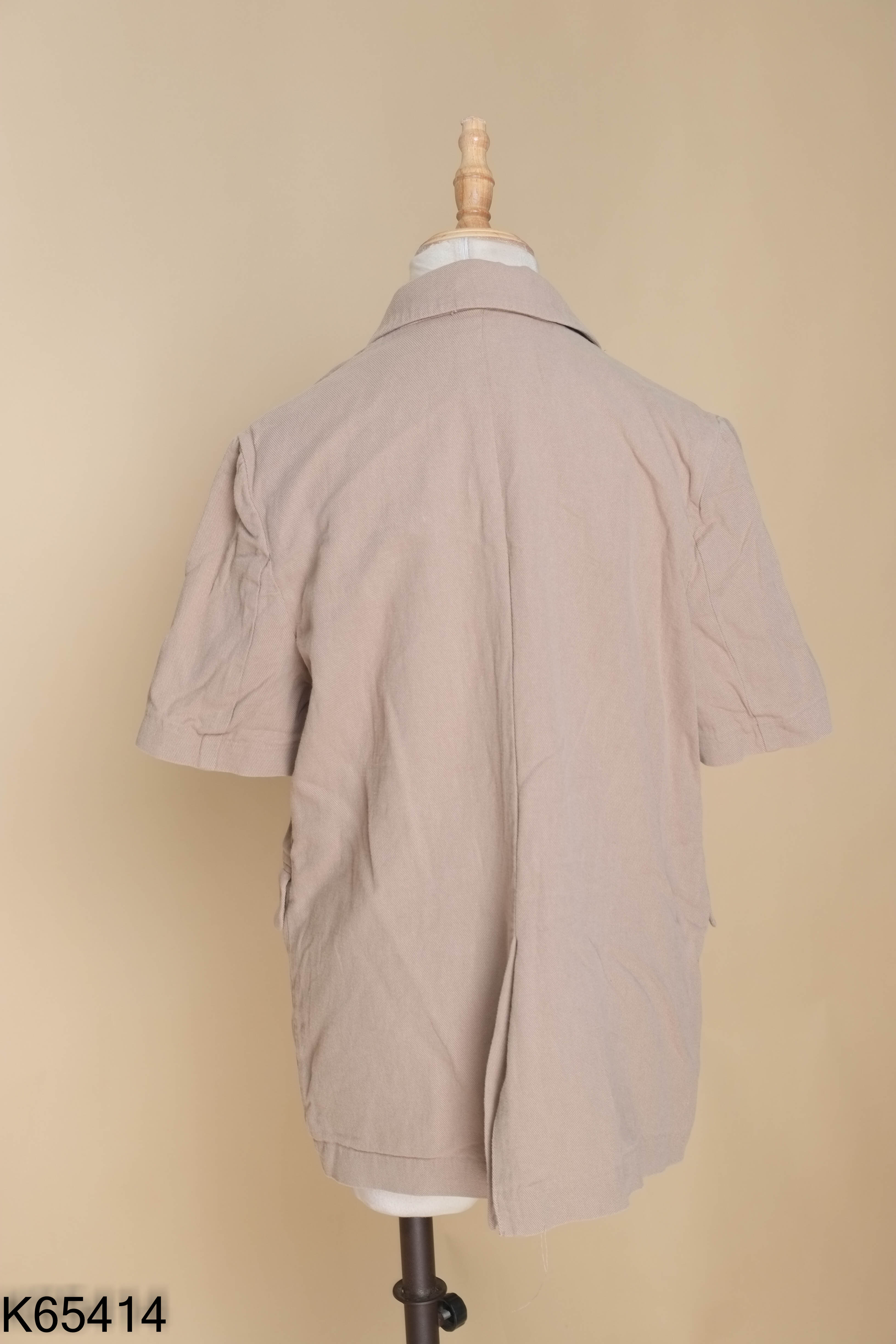 Áo 8 SECONDS linen nâu