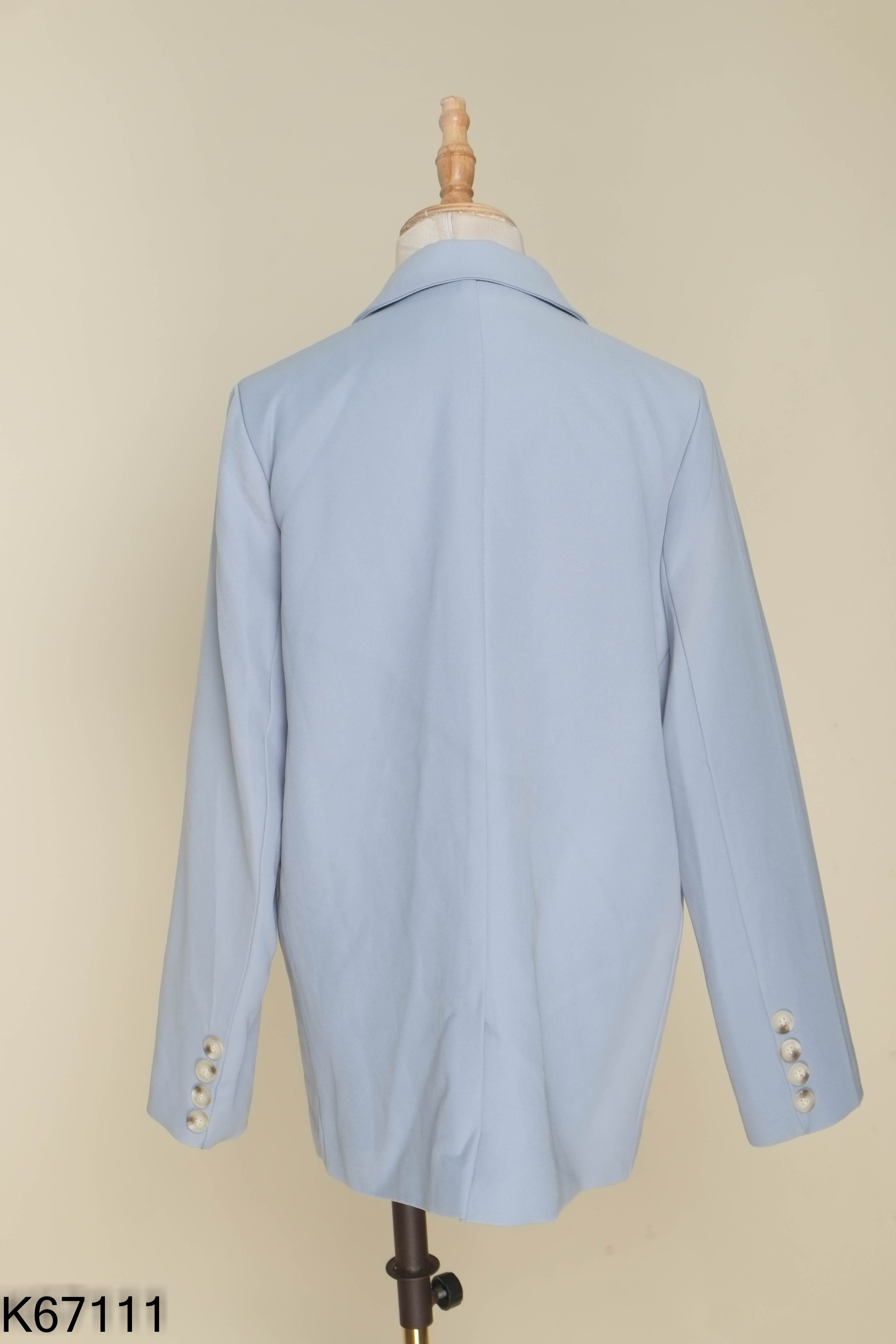 Áo blazer xanh 4 cúc