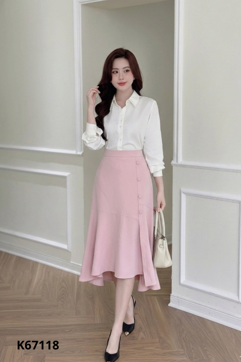Chân váy LIND LOOK hồng