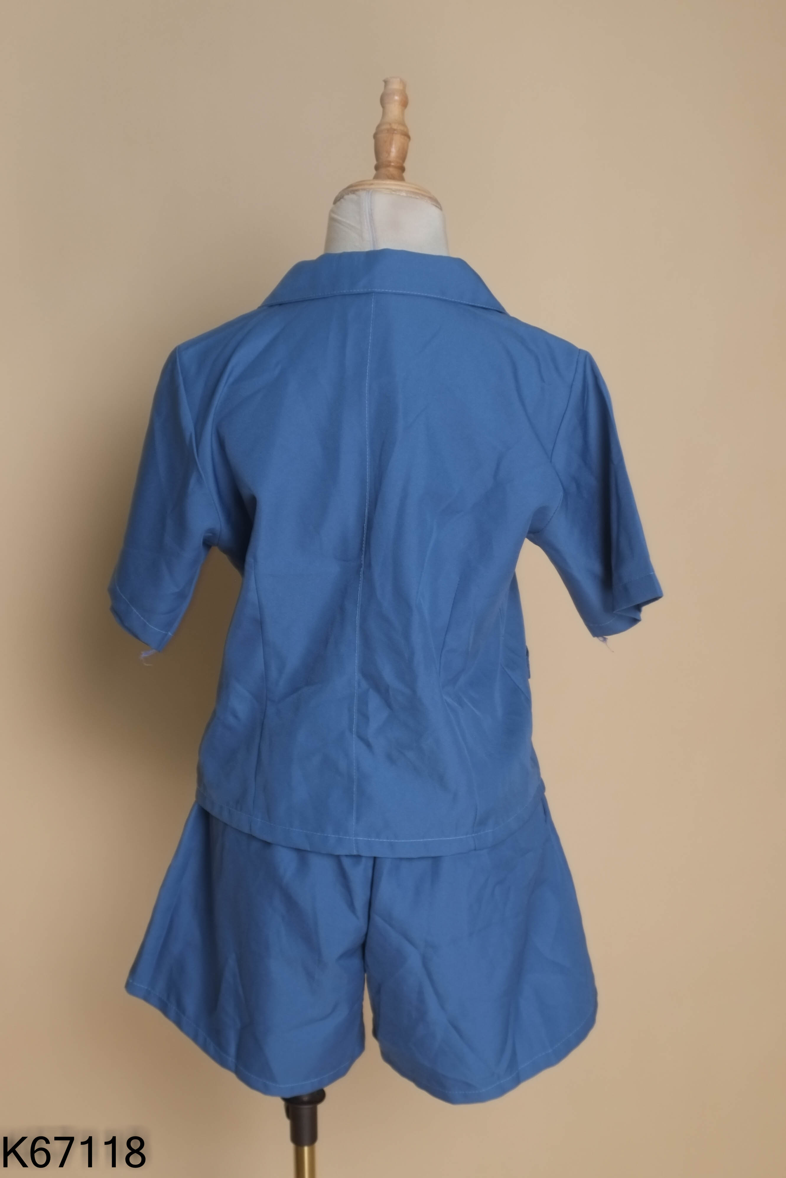 Set Áo blazer xanh ngắn + Quần short