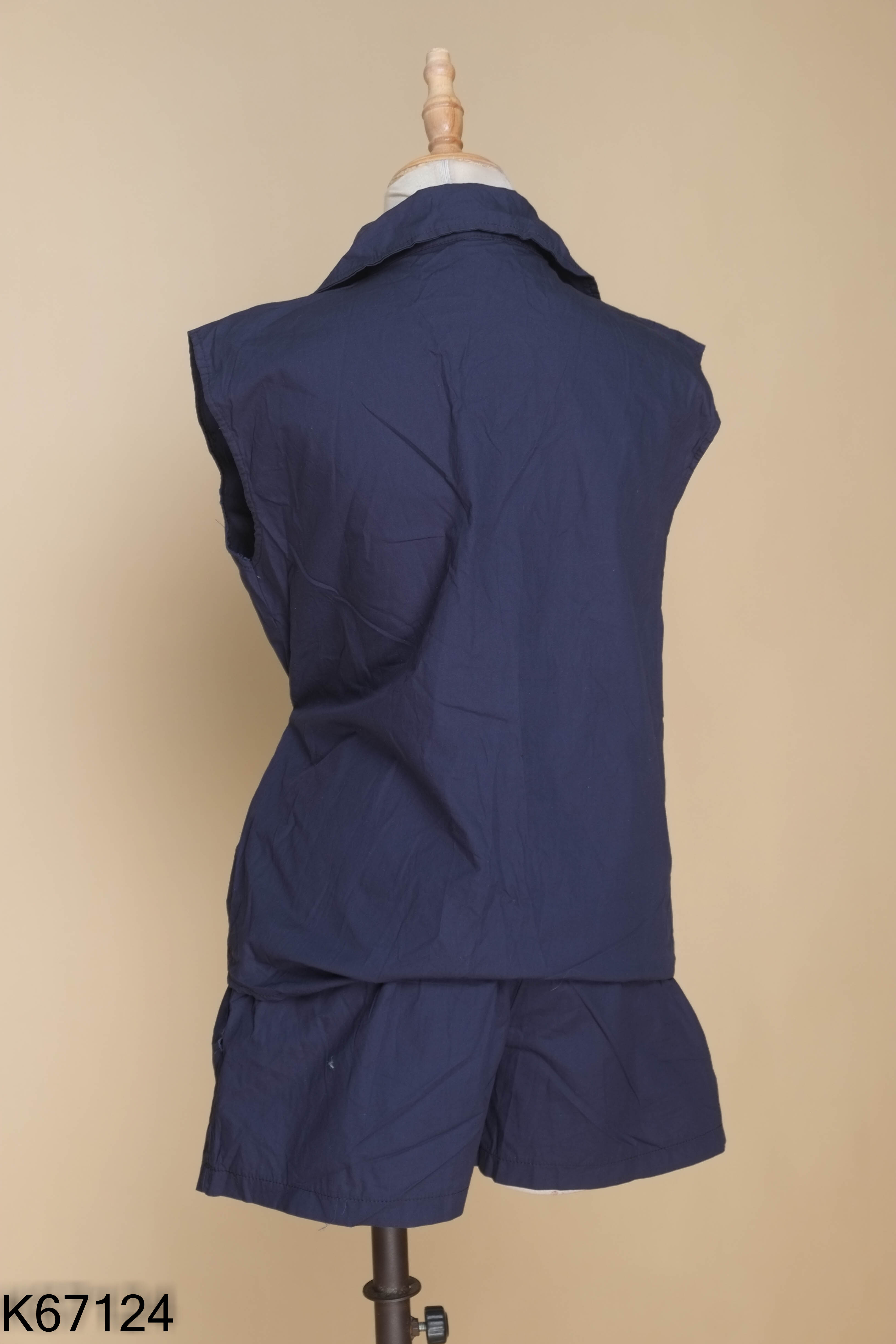 Set Áo sát nách xanh than + quần shorts