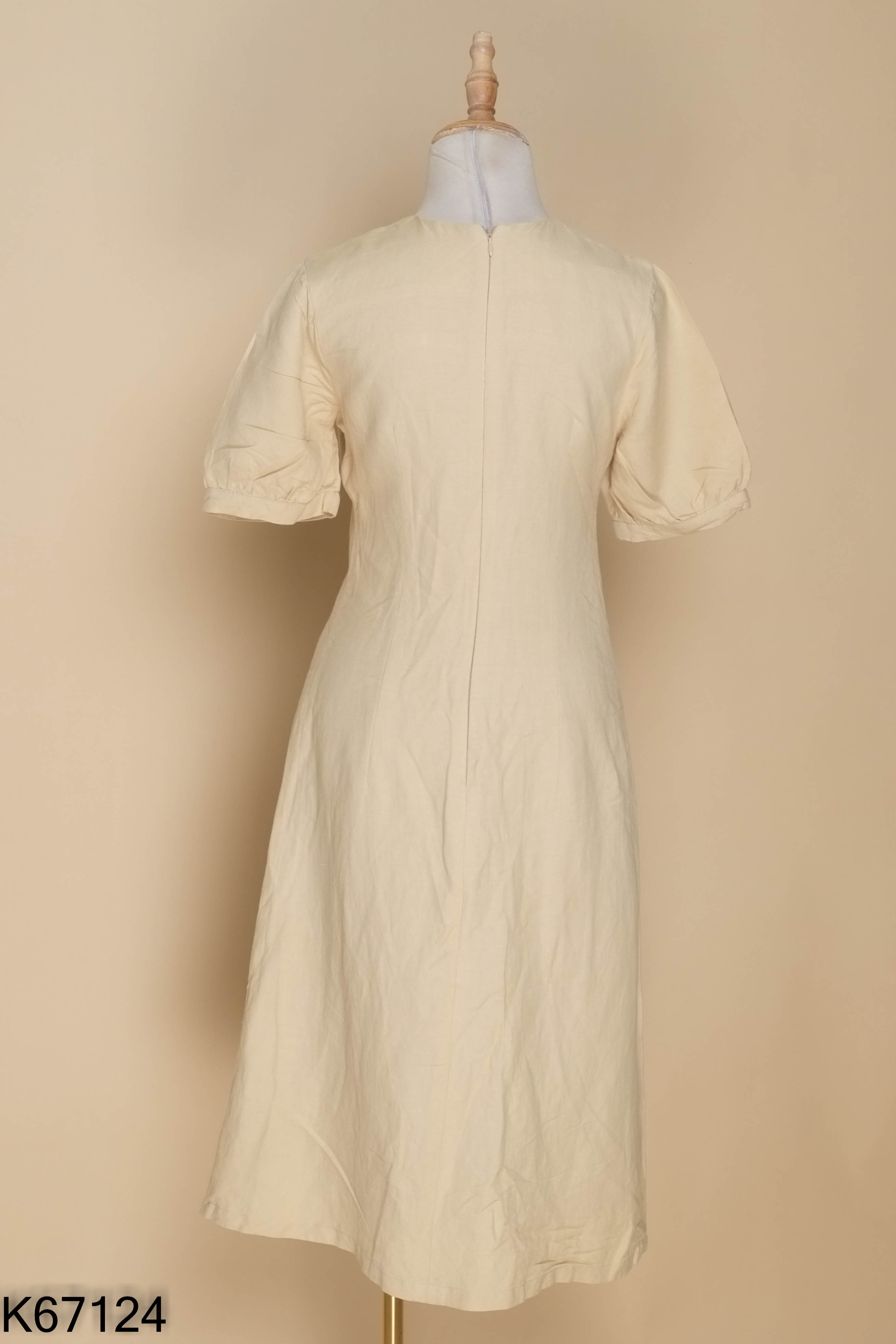 Váy linen FLEURIE be dúm