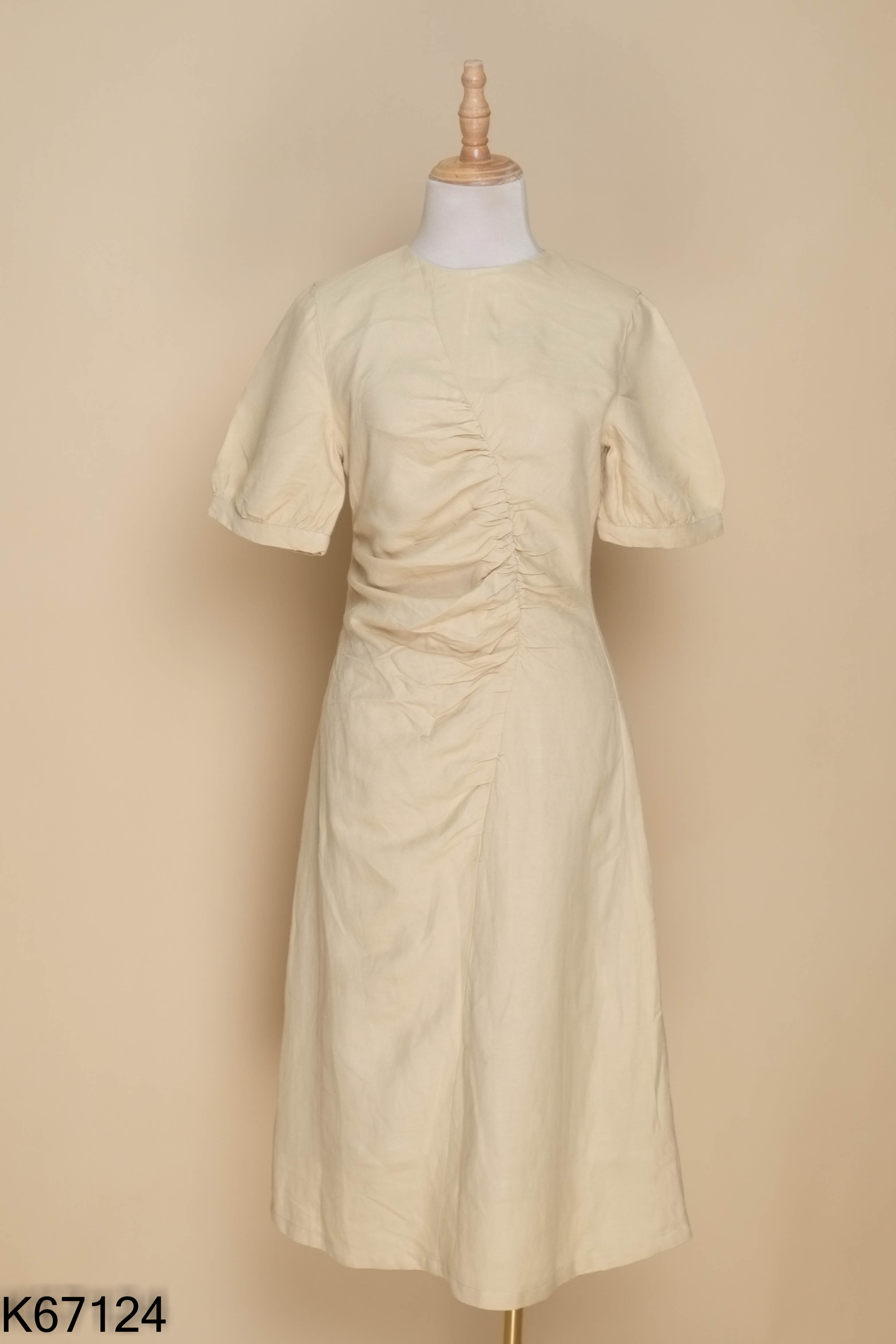 Váy linen FLEURIE be dúm