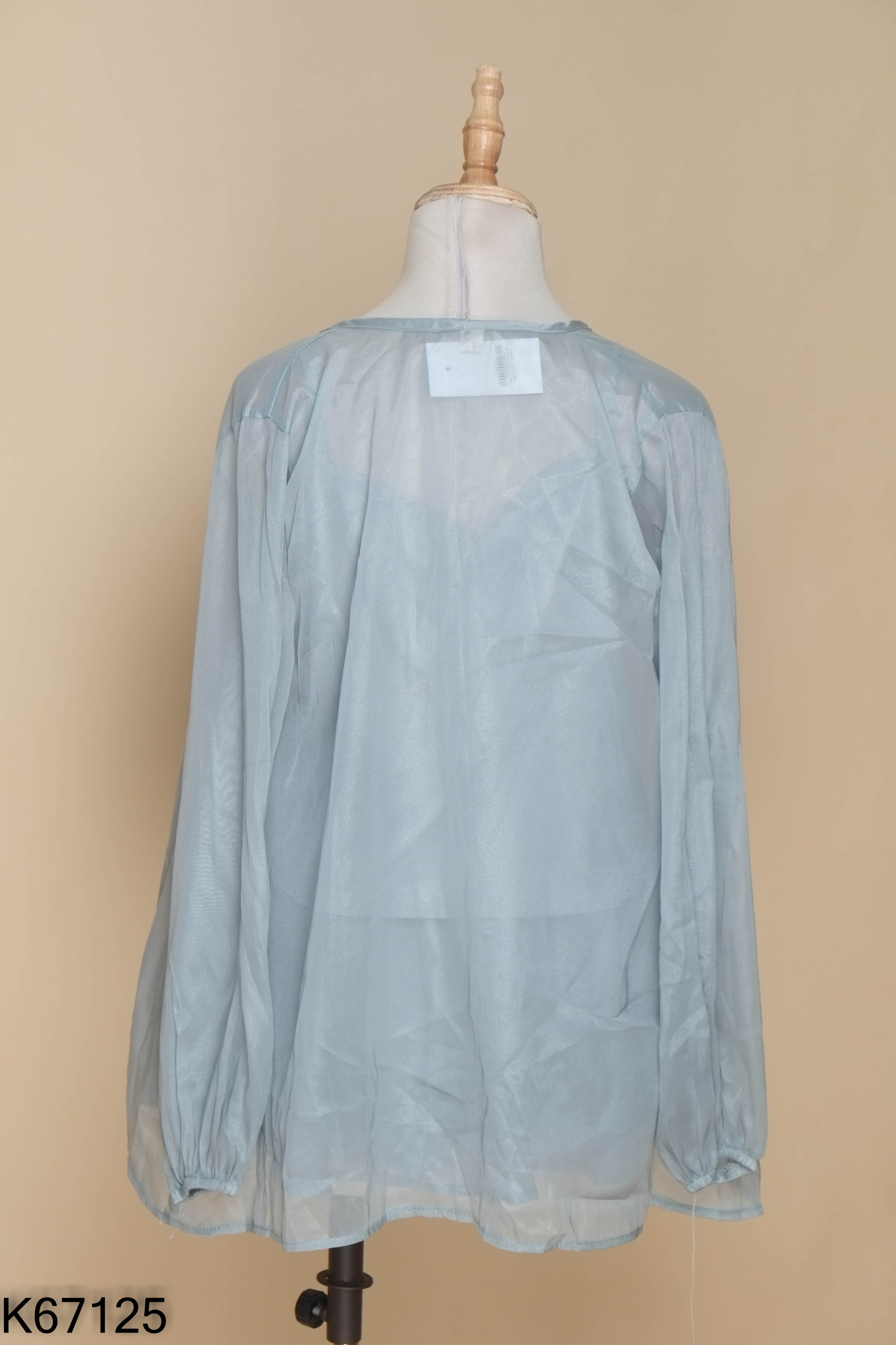 Set 3 Áo voan xanh + 2 dây + Chân váy AN XING