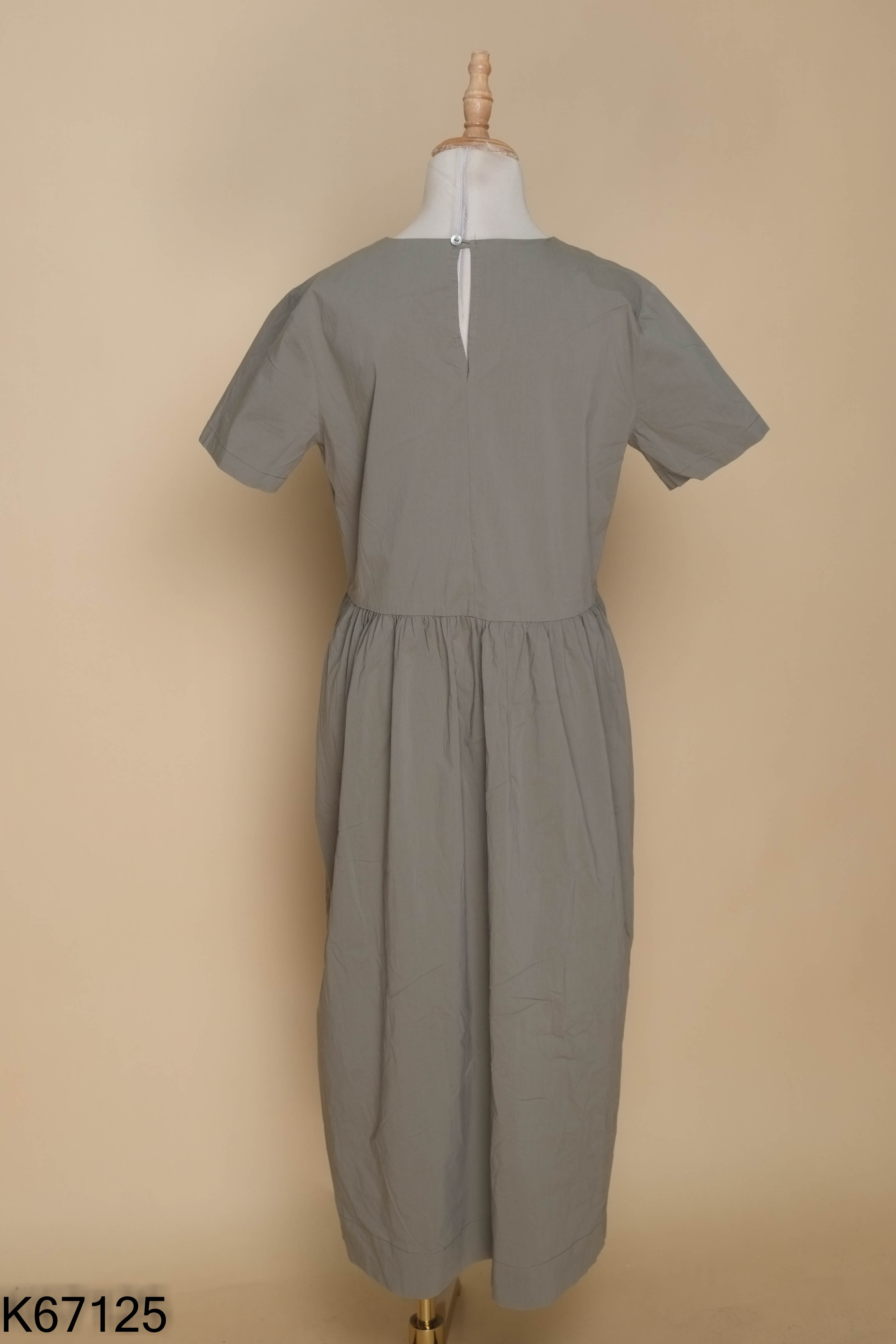 Váy xanh TOUGHSEN trơn babydoll