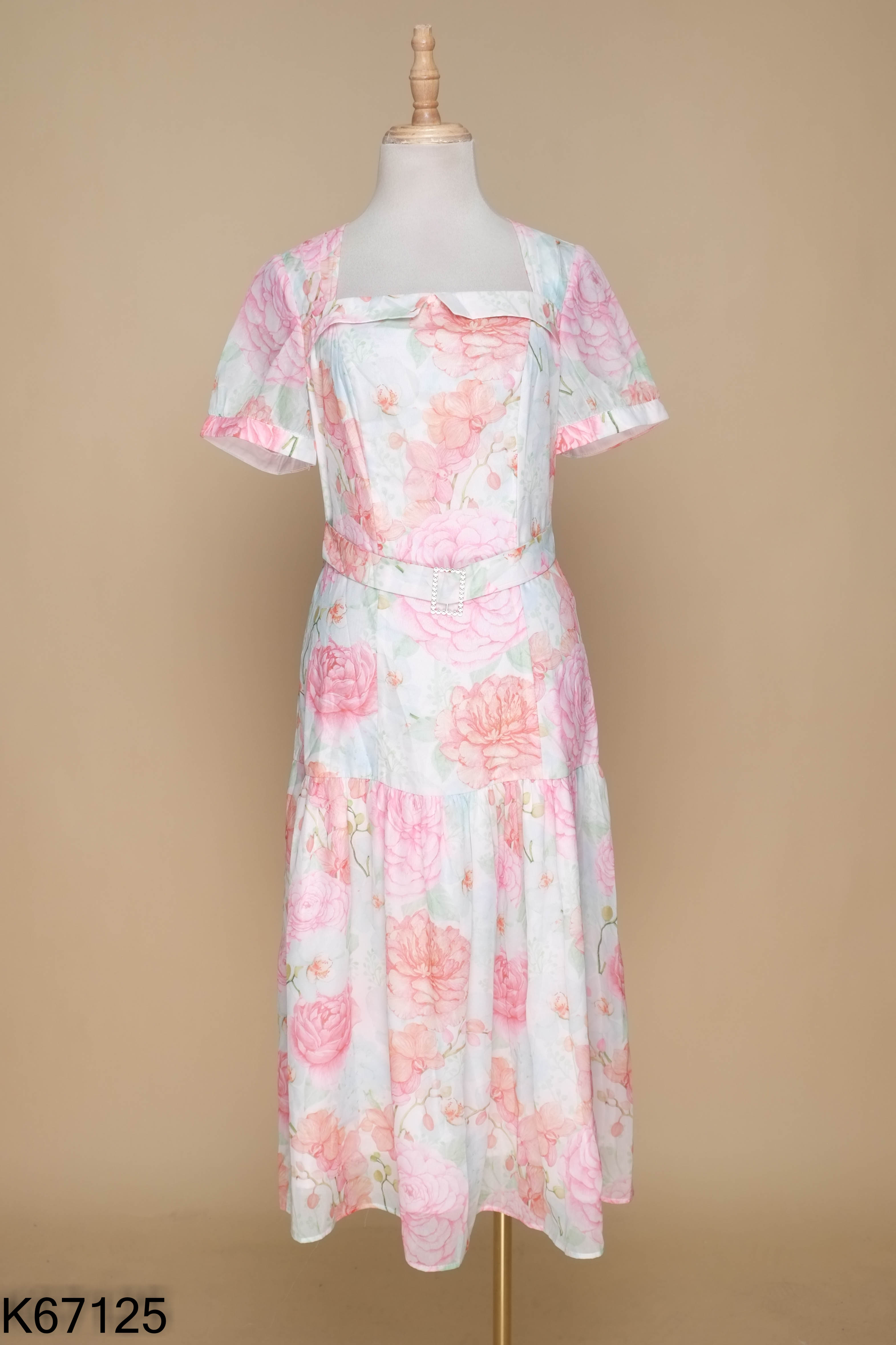 NEWTAG Váy hoa màu sắc I-QUEEN FASHION