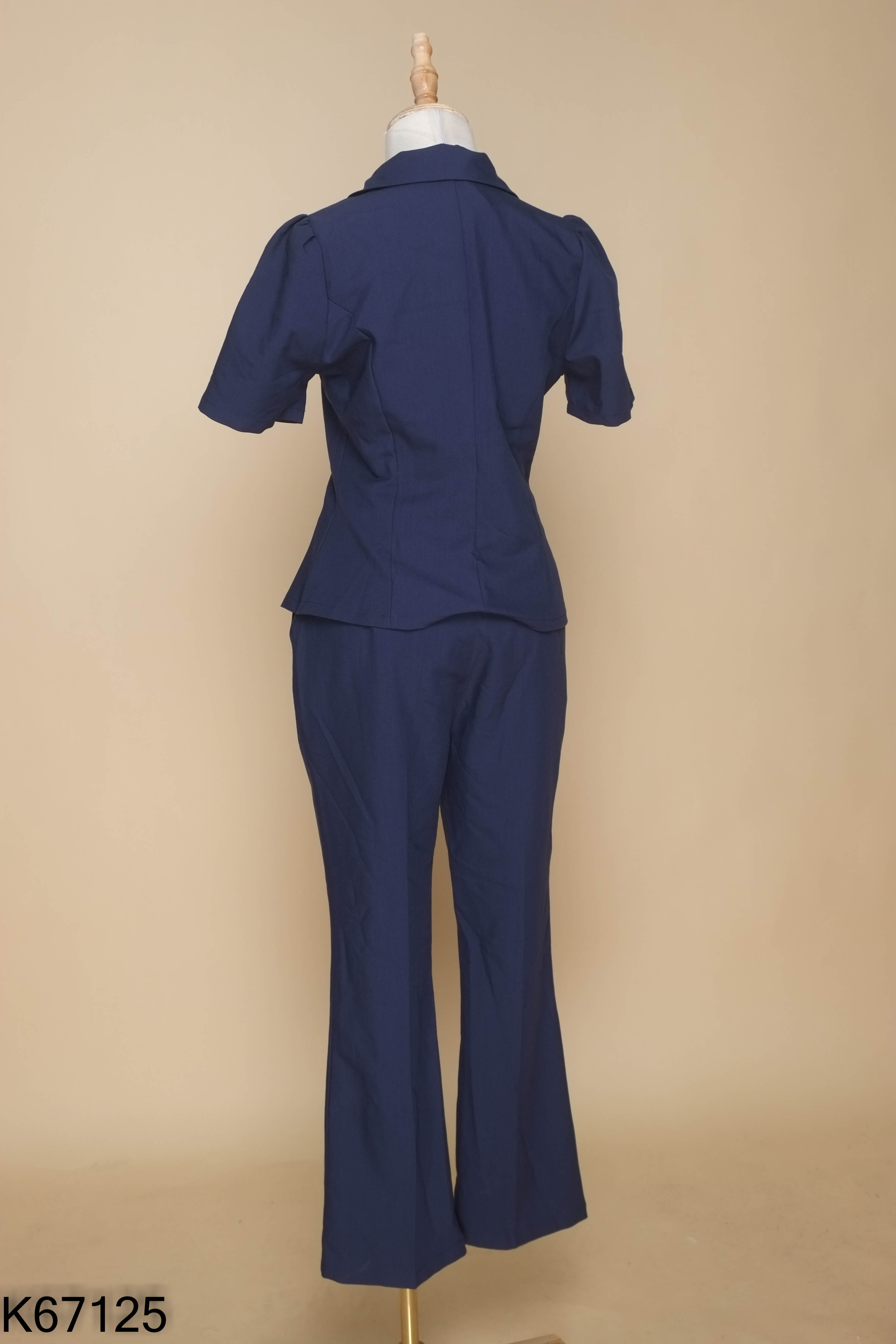 Set Áo vest xanh kiểu + Quần dài