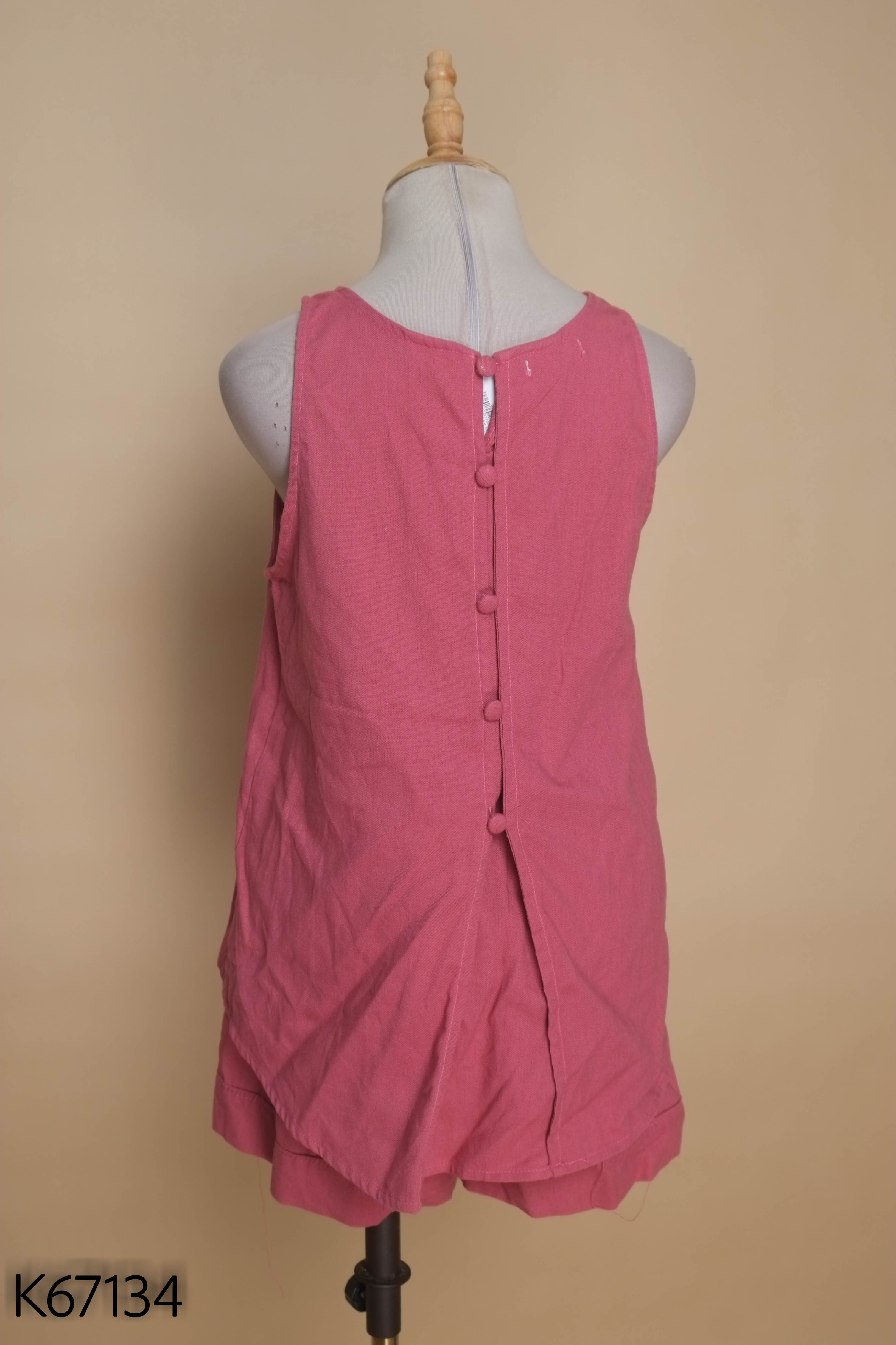 Set áo sát nách + quần short tím trơn