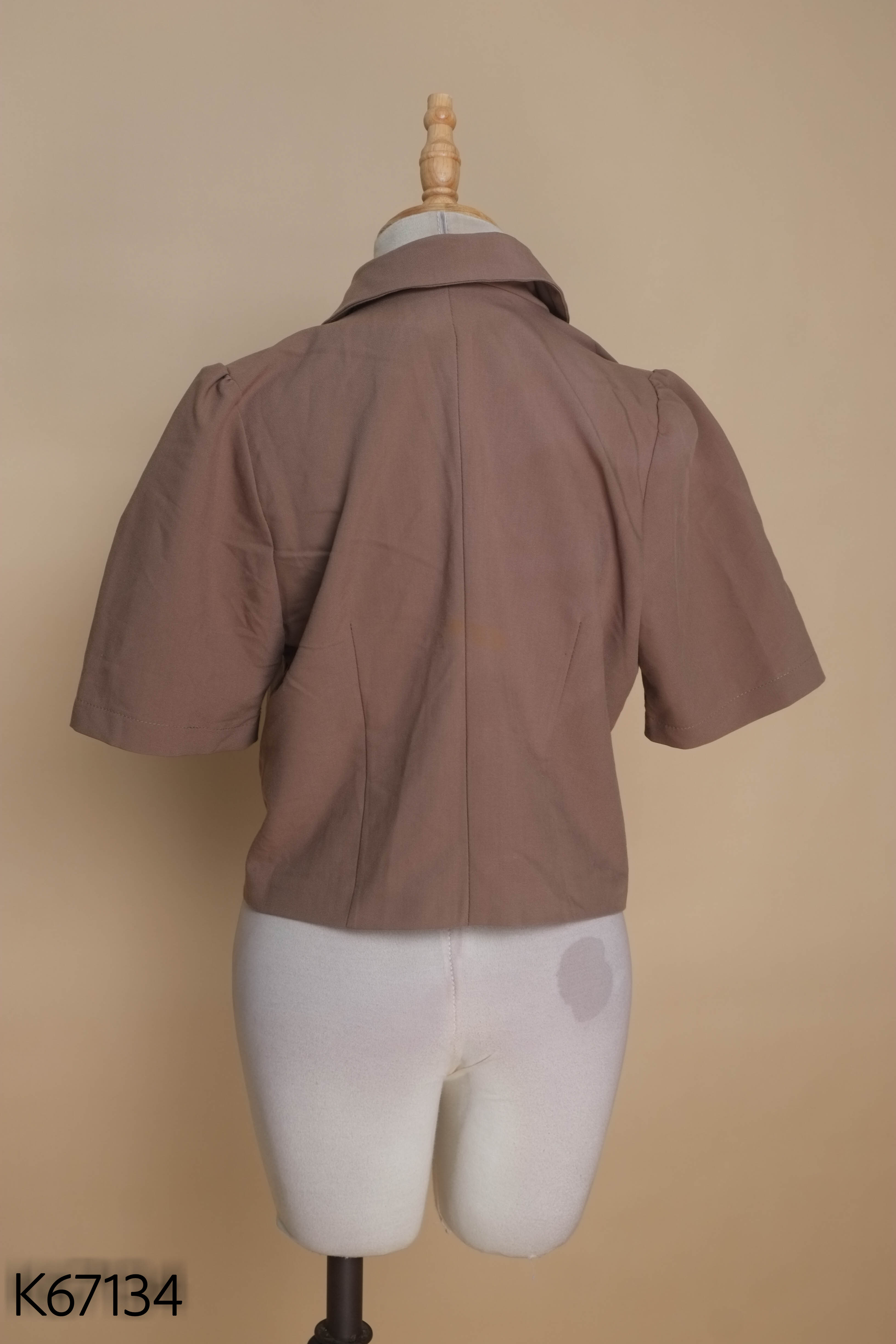 Áo blzaer nâu croptop