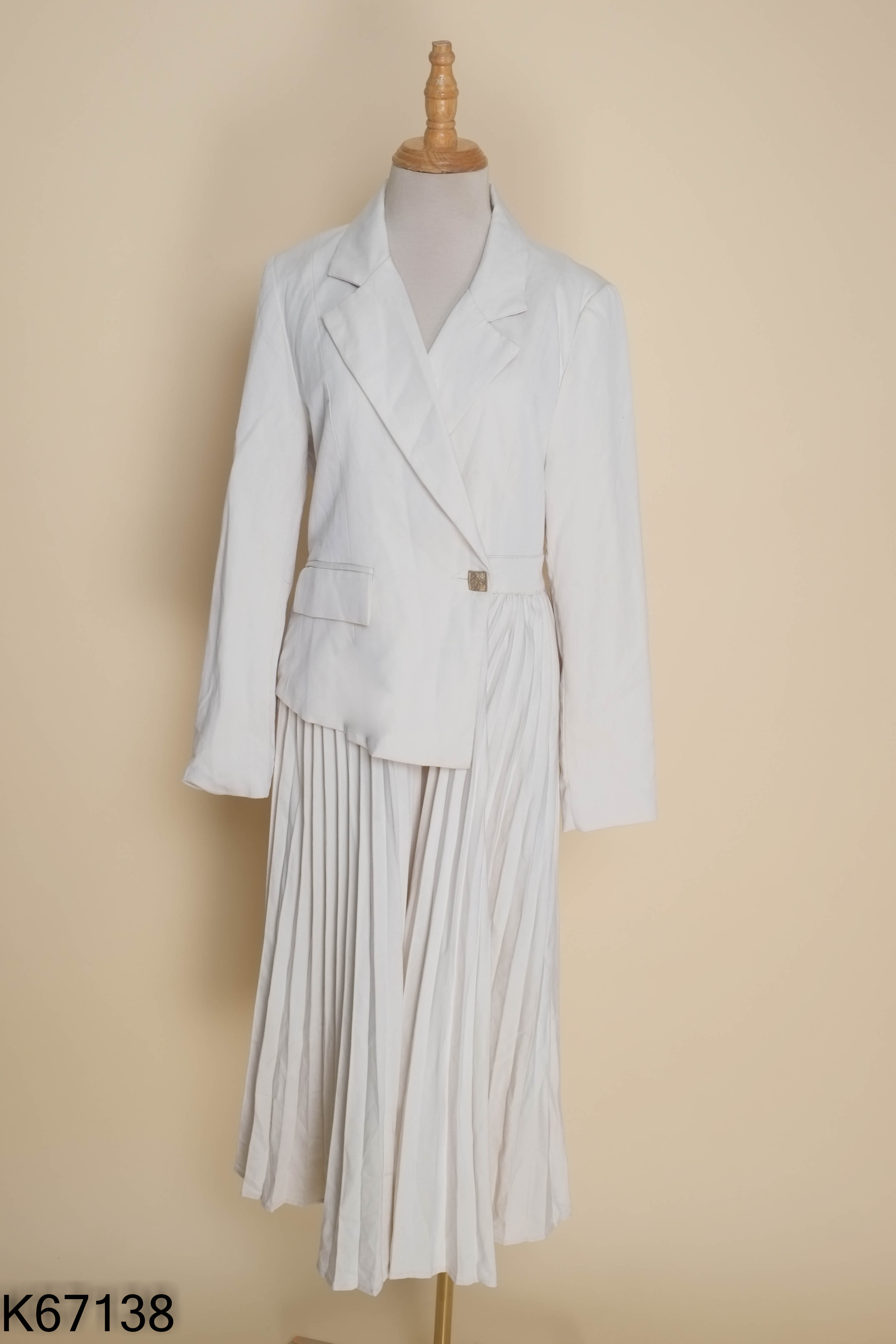Váy vest be xếp ly