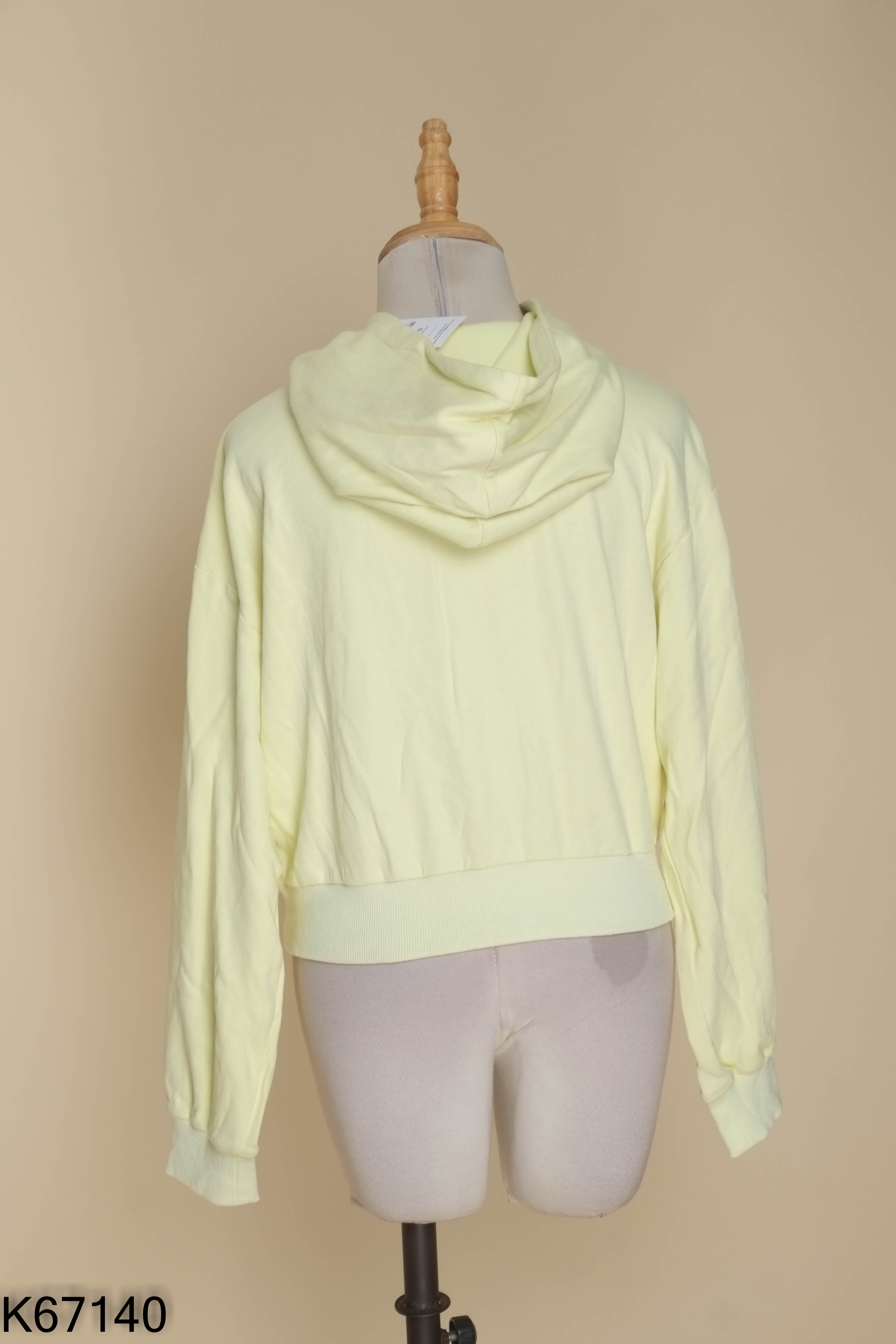 Áo hoodie vàng chanh mũ liền
