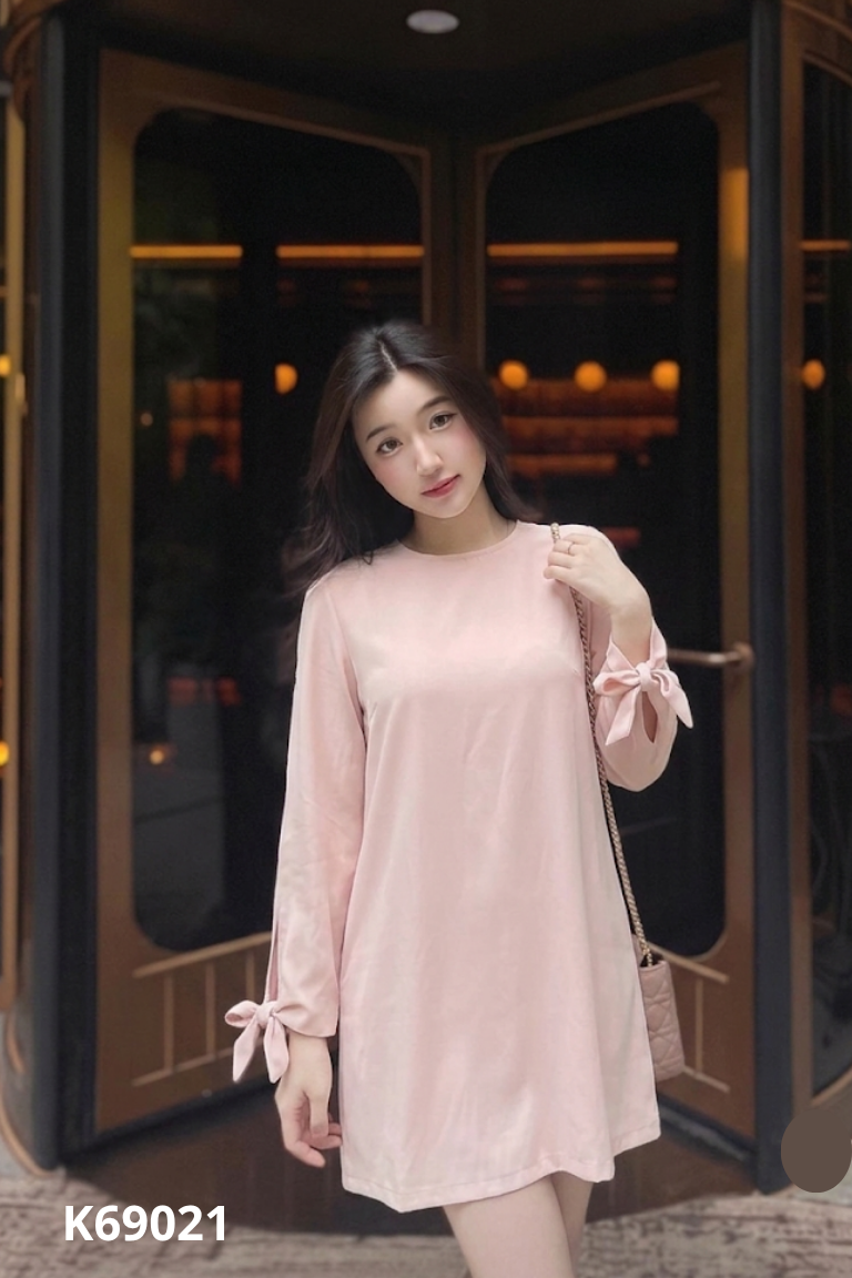 Váy ITEMDUJOUR hồng trơn