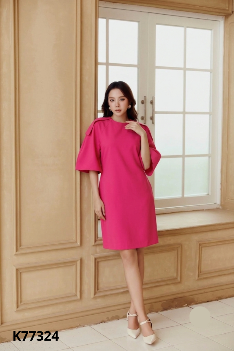 Váy madeby Chloé hồng đậm