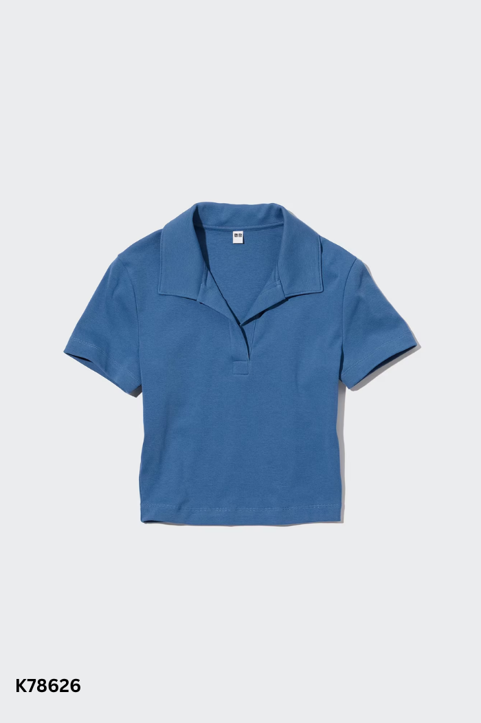 Áo UNIQLO xanh trơn