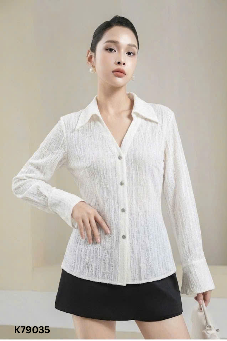 Áo be ELISE cúc bạc