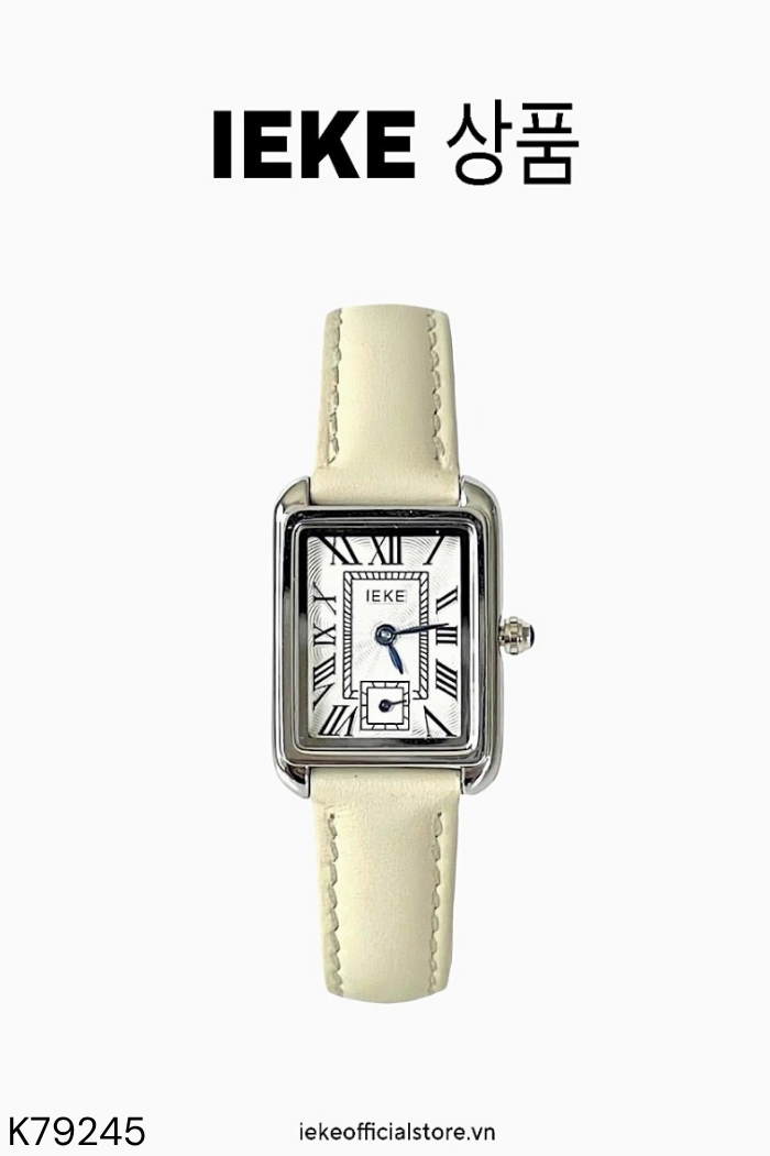 Đồ hồ IEKE dây da be