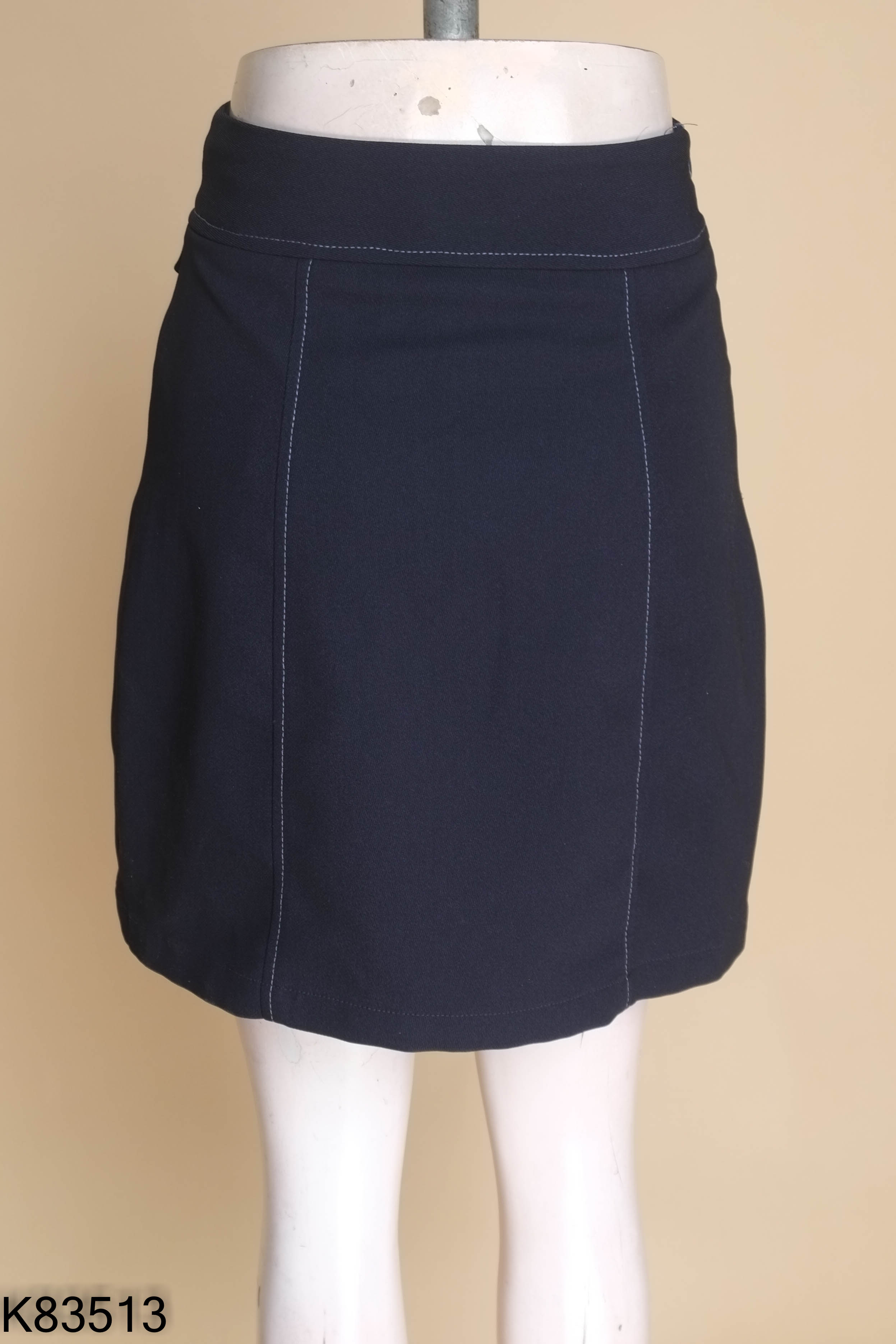 Chân váy ADORE DRESS xanh than viền chỉ