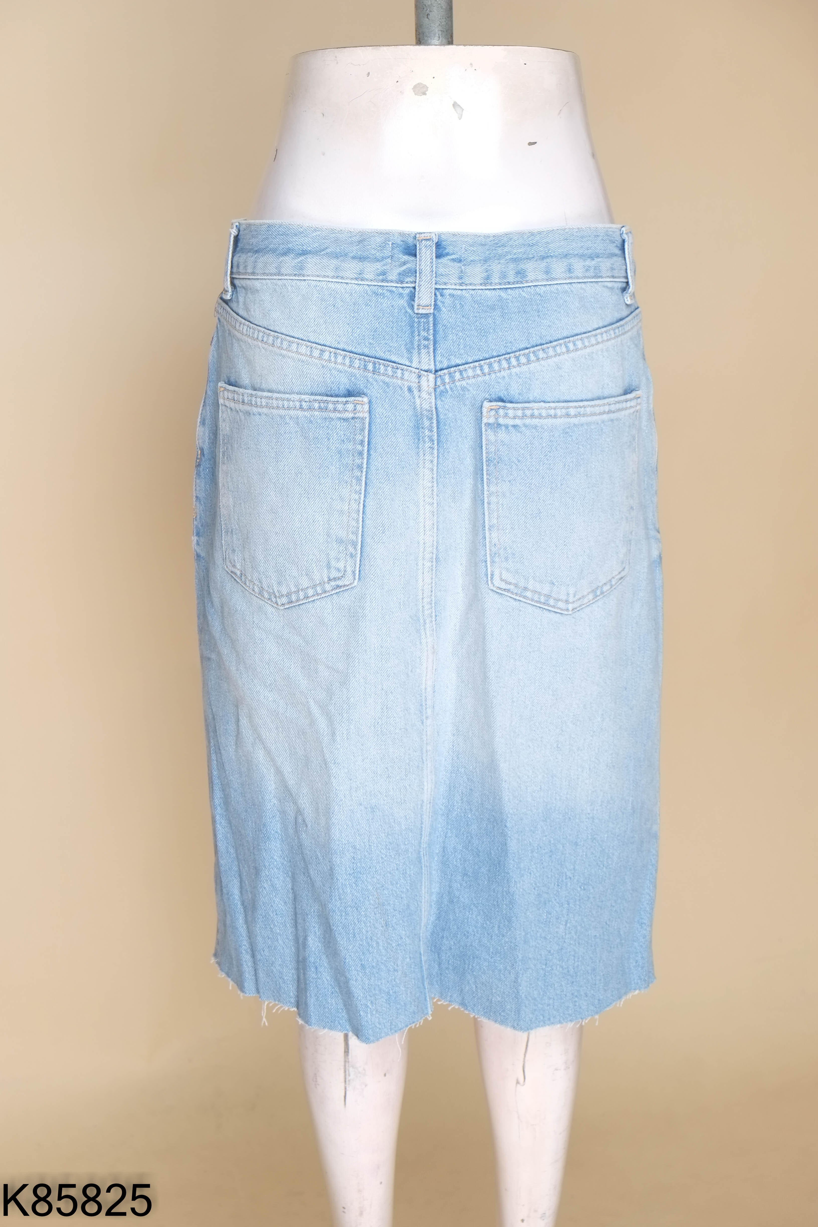 Chân váy ZARA jeans xanh