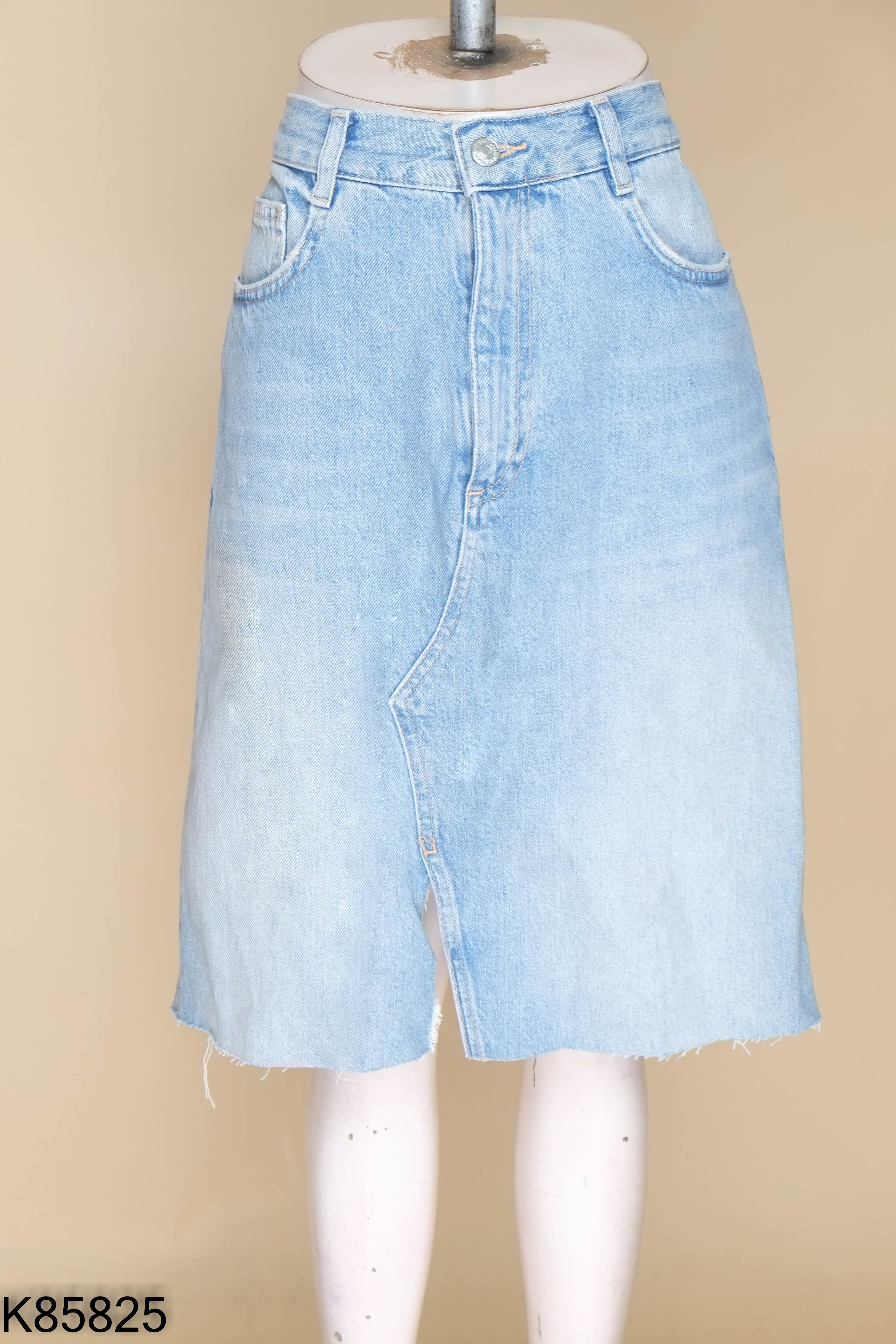 Chân váy ZARA jeans xanh
