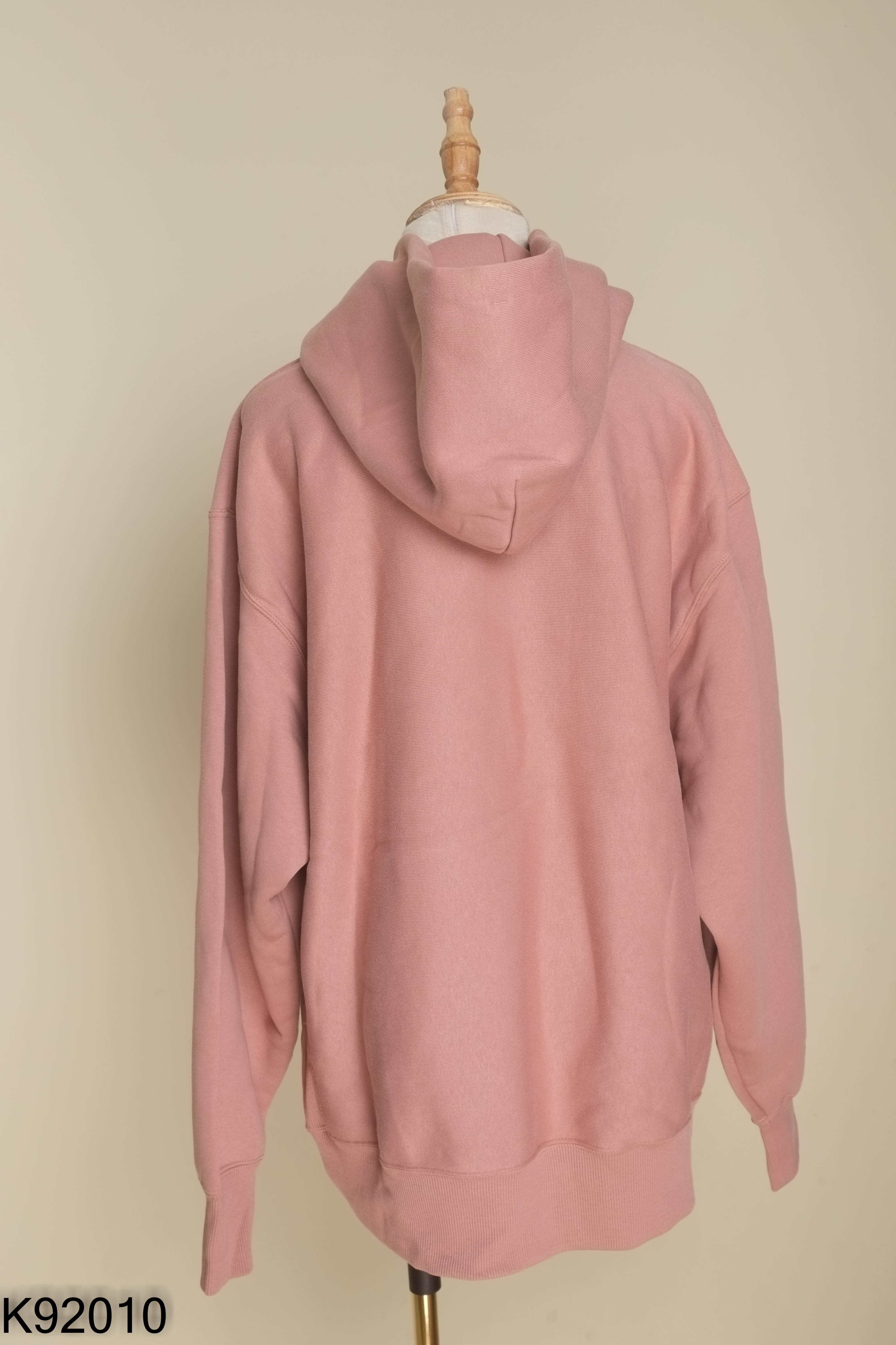 Áo hoodie hồng trơn