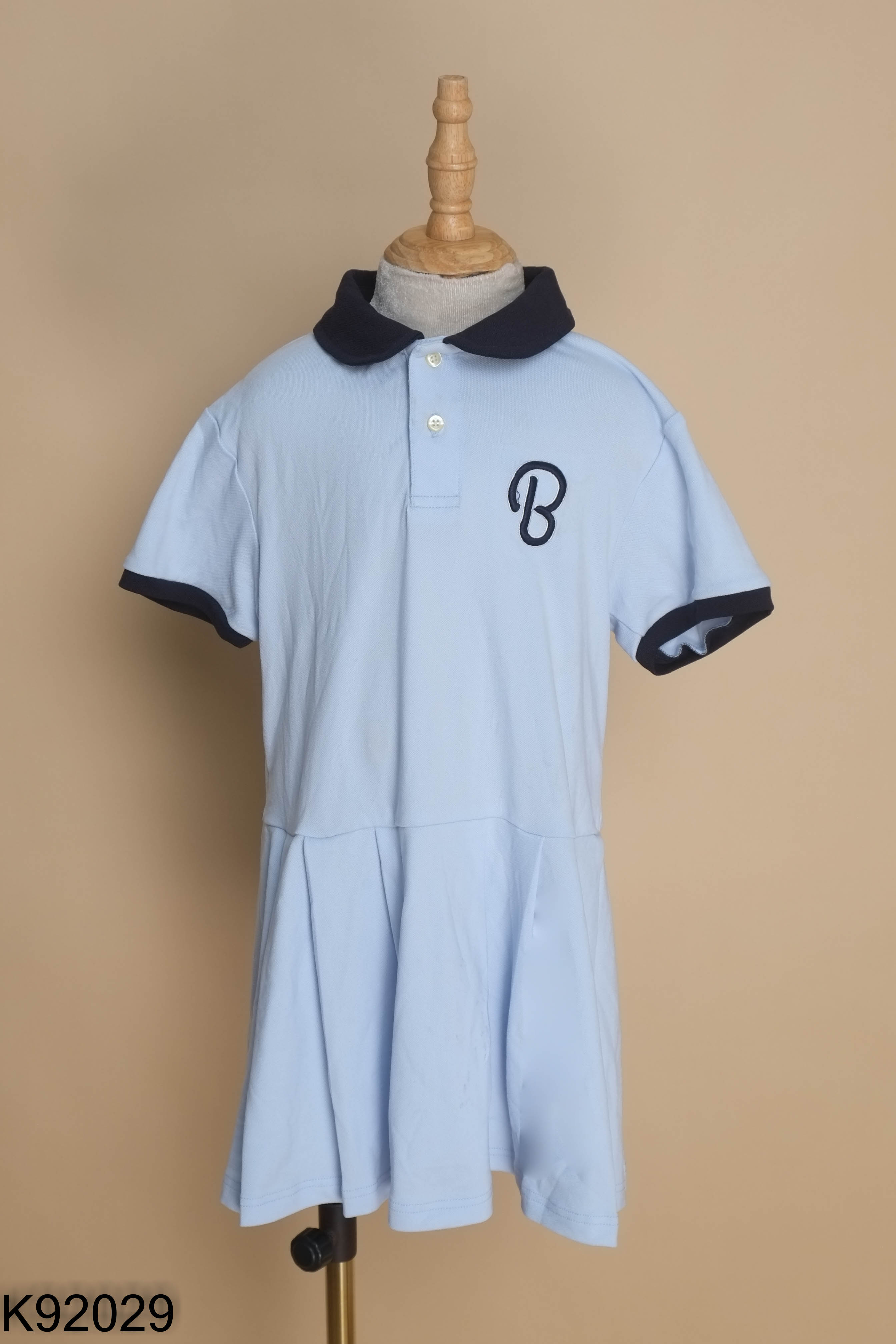 Váy xanh viền cổ BEEMON