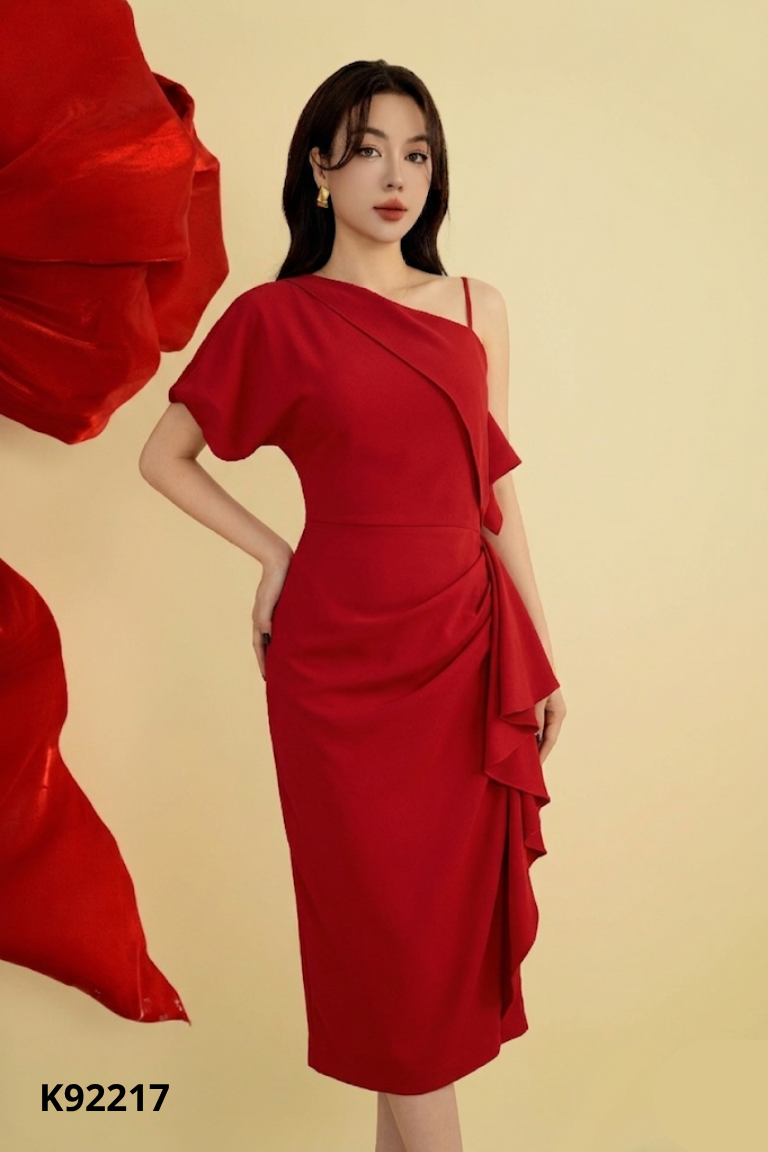 Váy NEVA đỏ dáng dài