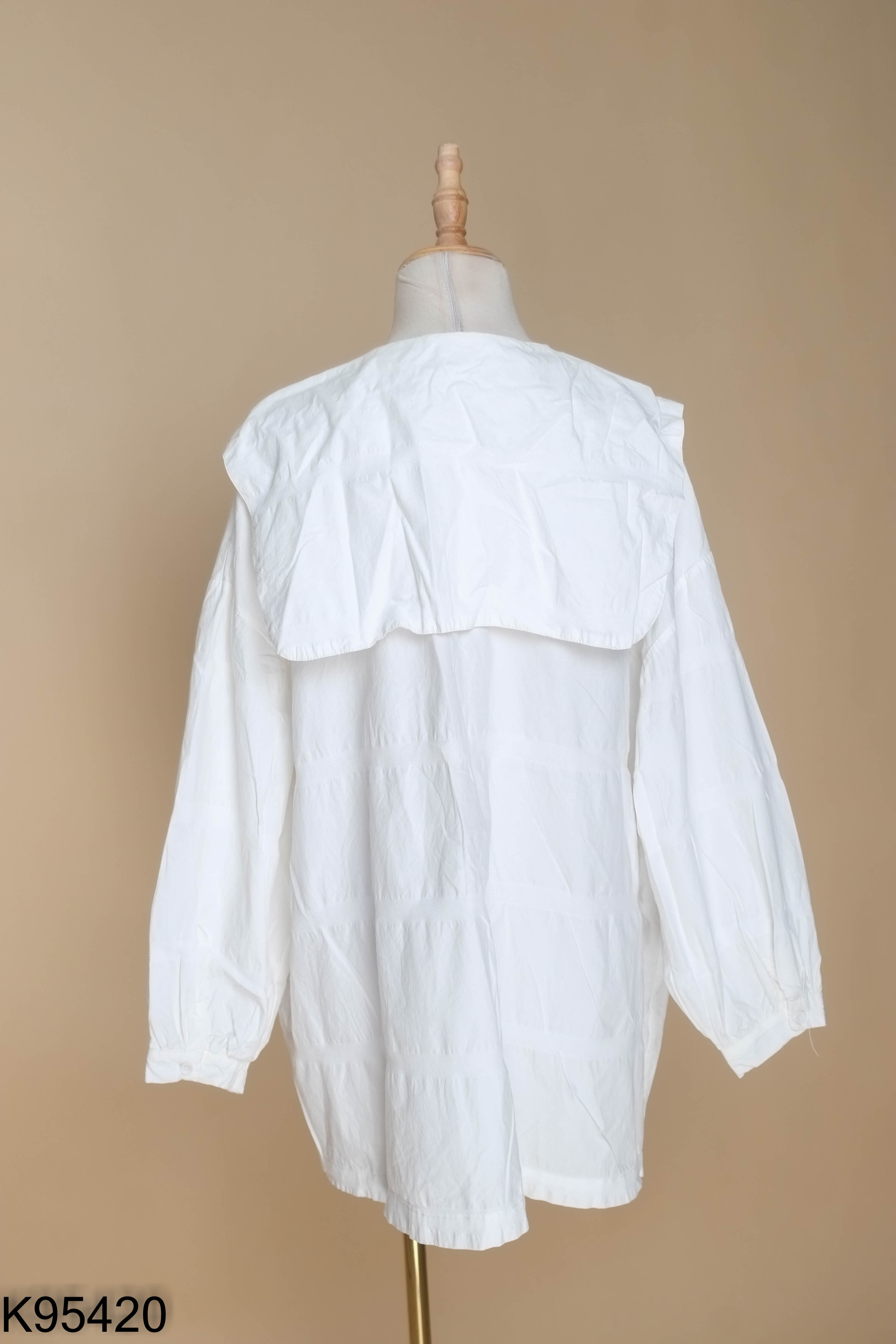 Váy trắng QIDIAN babydoll