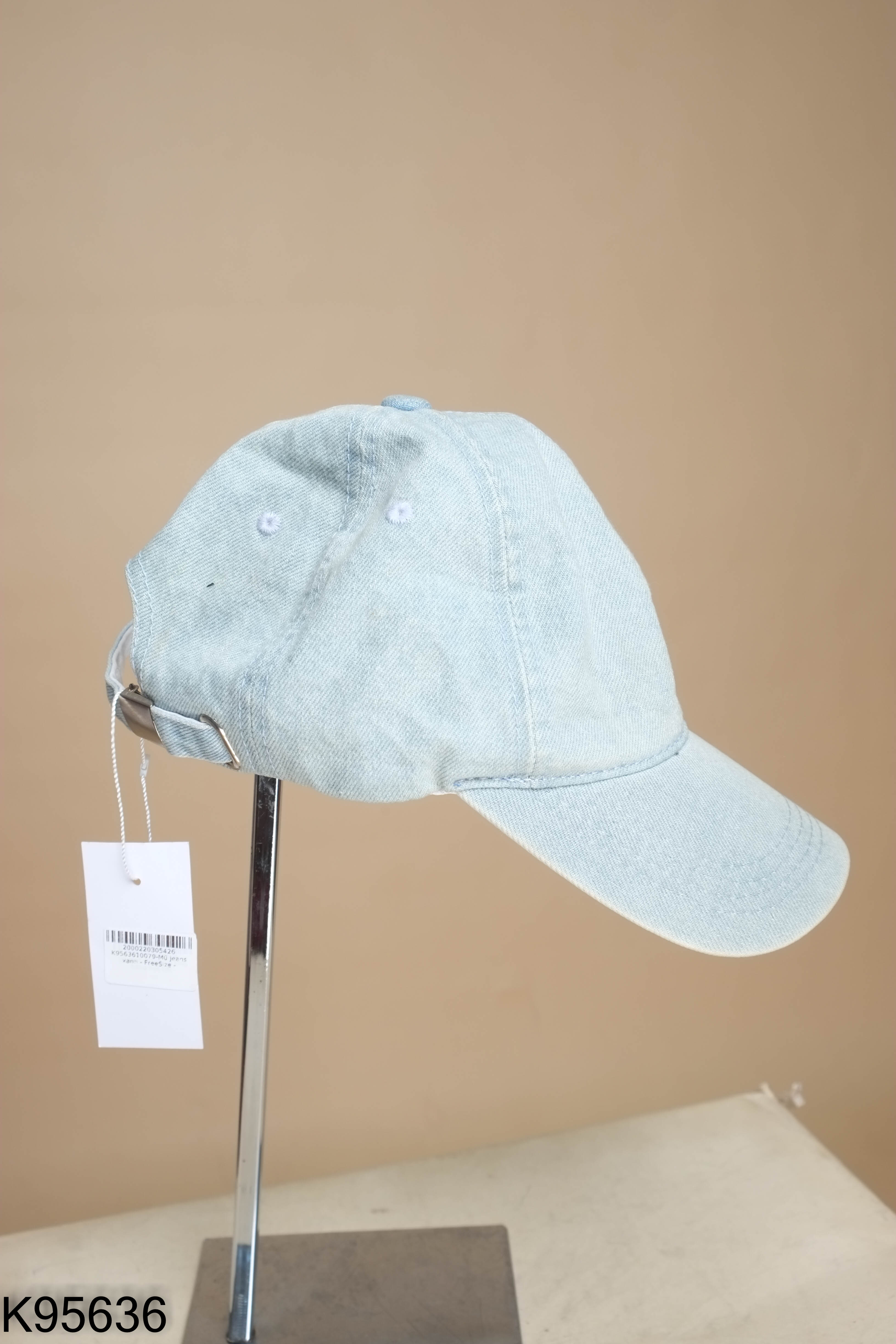 Mũ jeans xanh