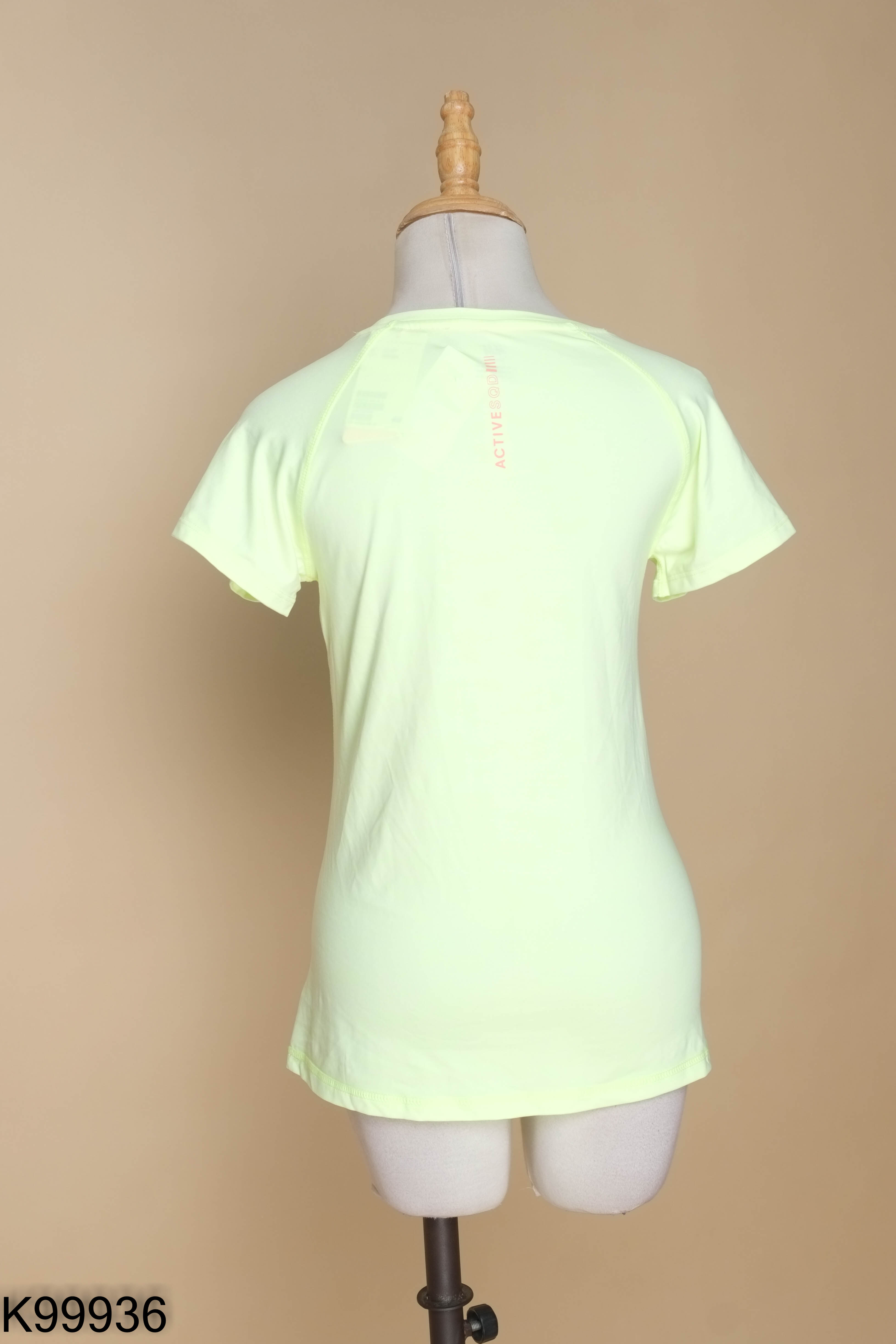 NEWTAG Áo tập thun xanh neon HM trơn
