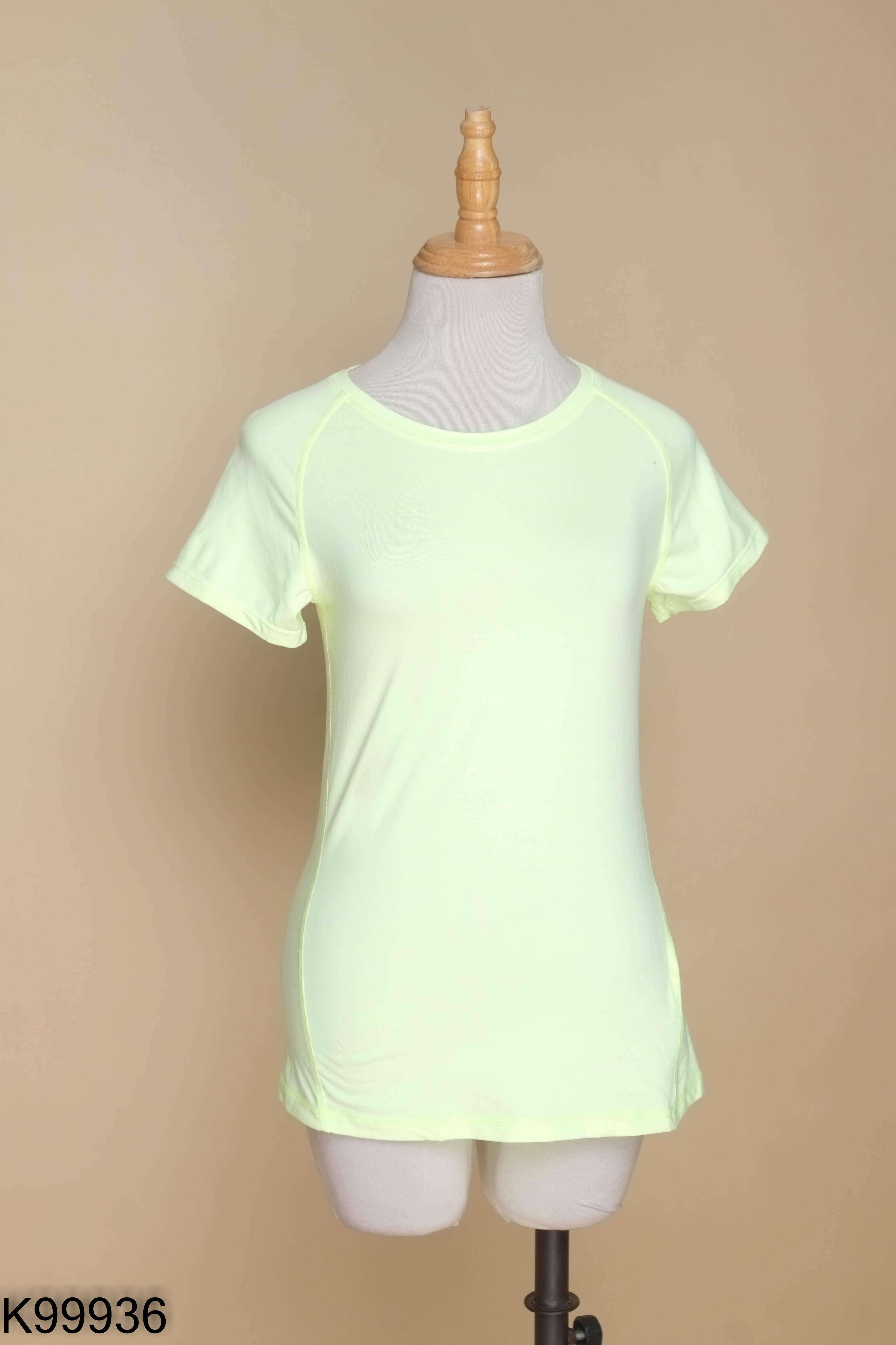 NEWTAG Áo tập thun xanh neon HM trơn
