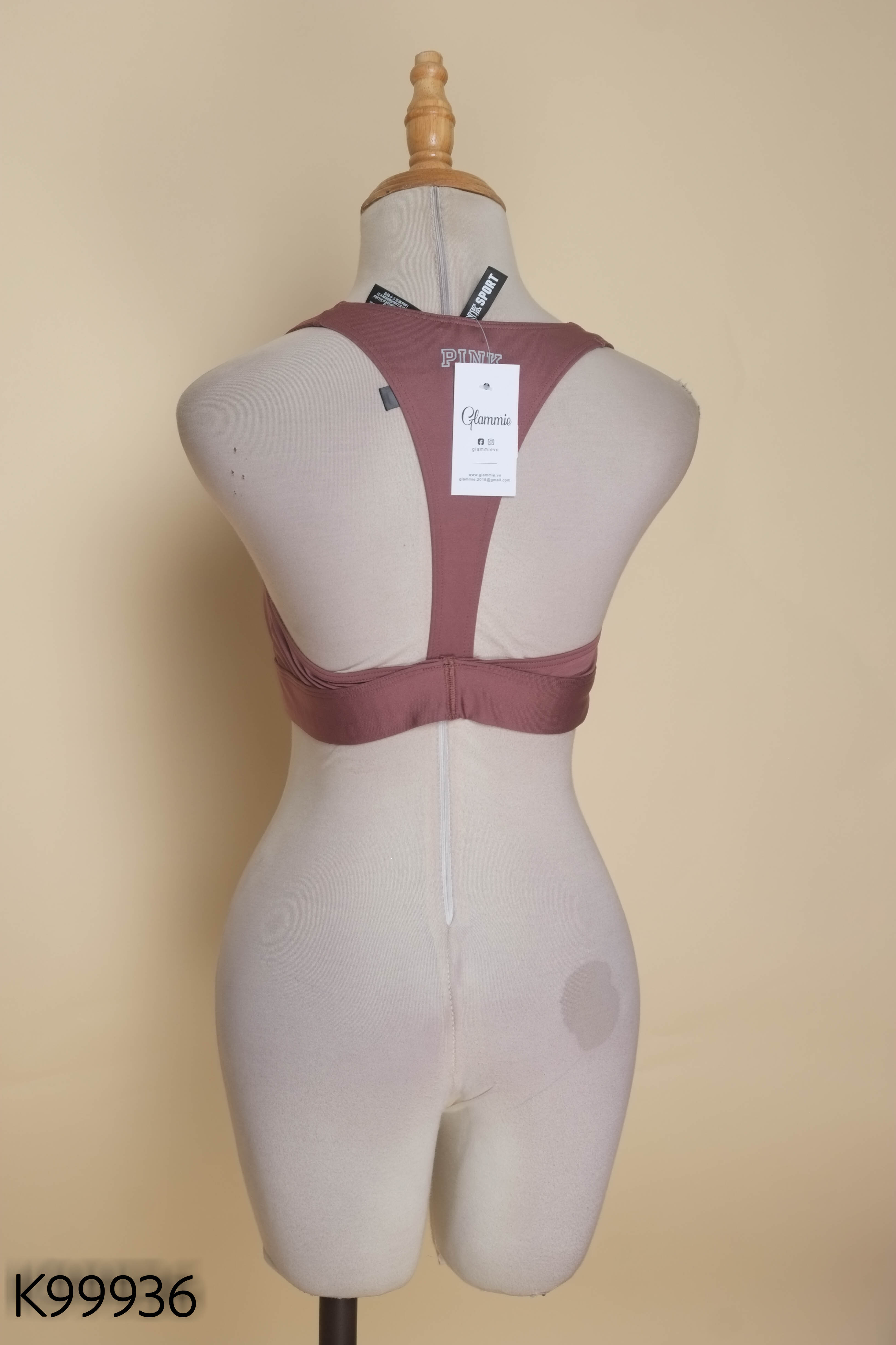 NEWTAG áo ngực PINK nâu tím