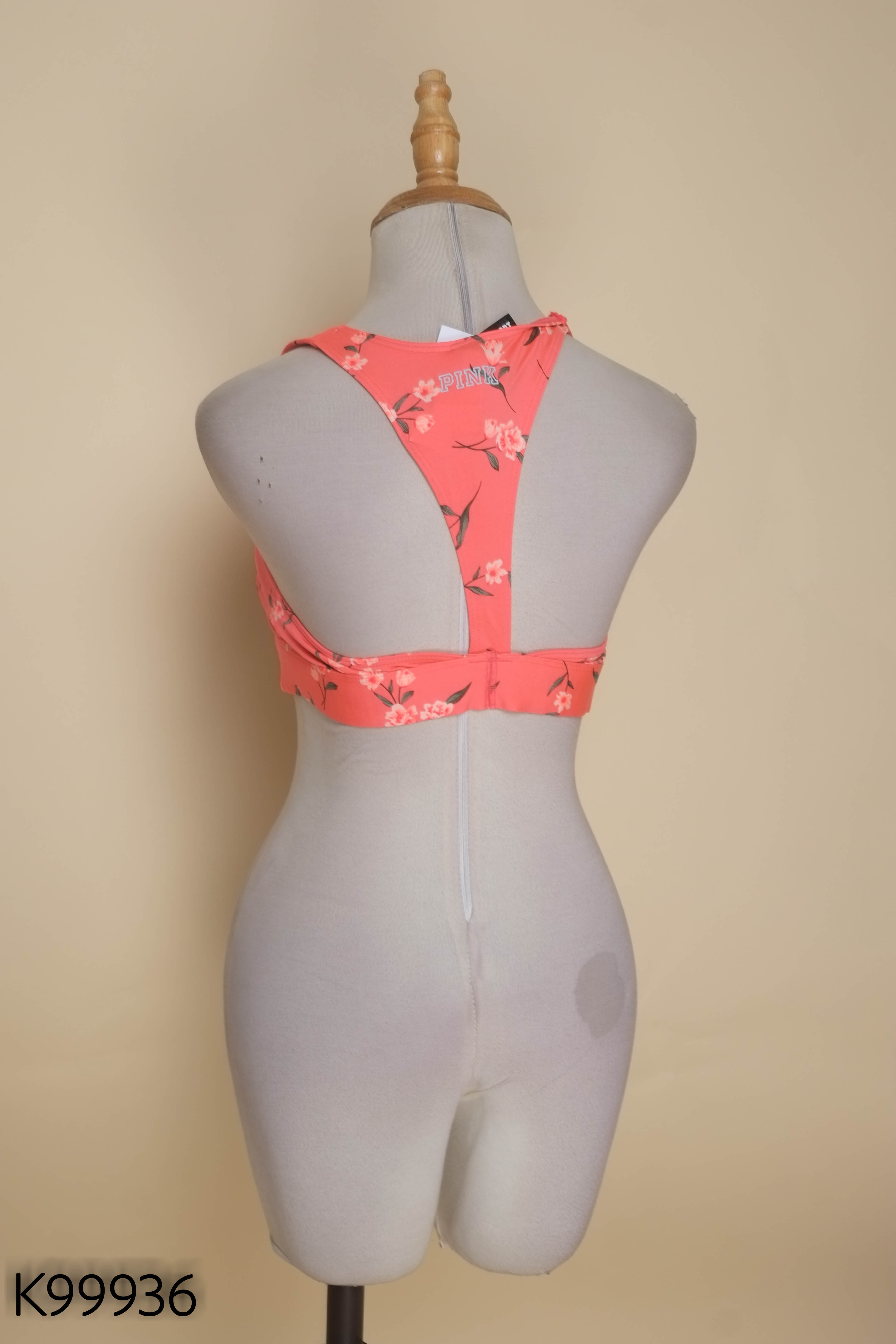 NEWTAG áo ngực PINK hồng họa tiết hoa
