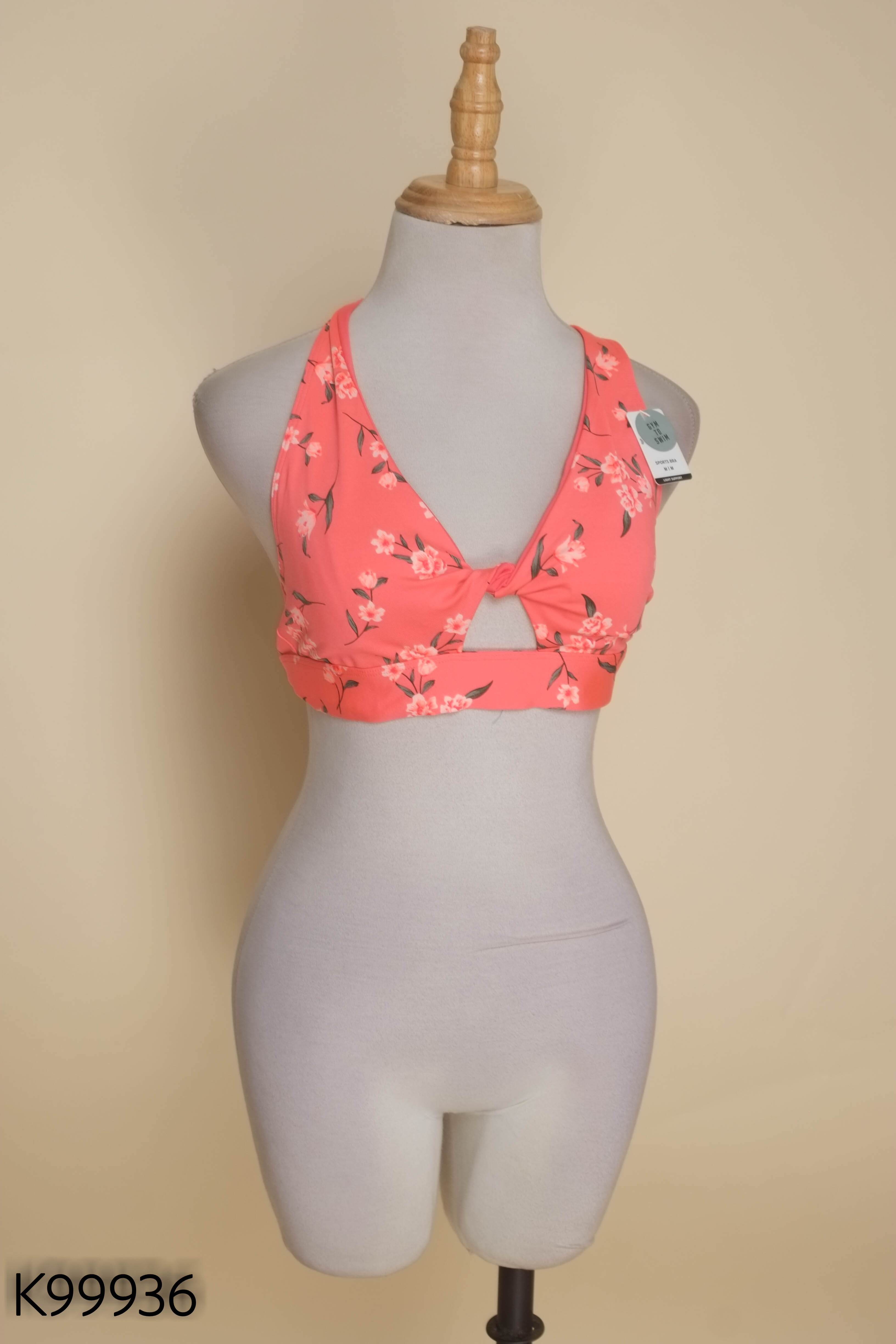 NEWTAG áo ngực PINK hồng họa tiết hoa