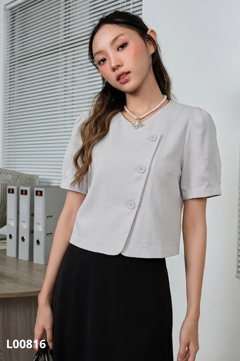 Áo blazers be MIXXO cúc chéo