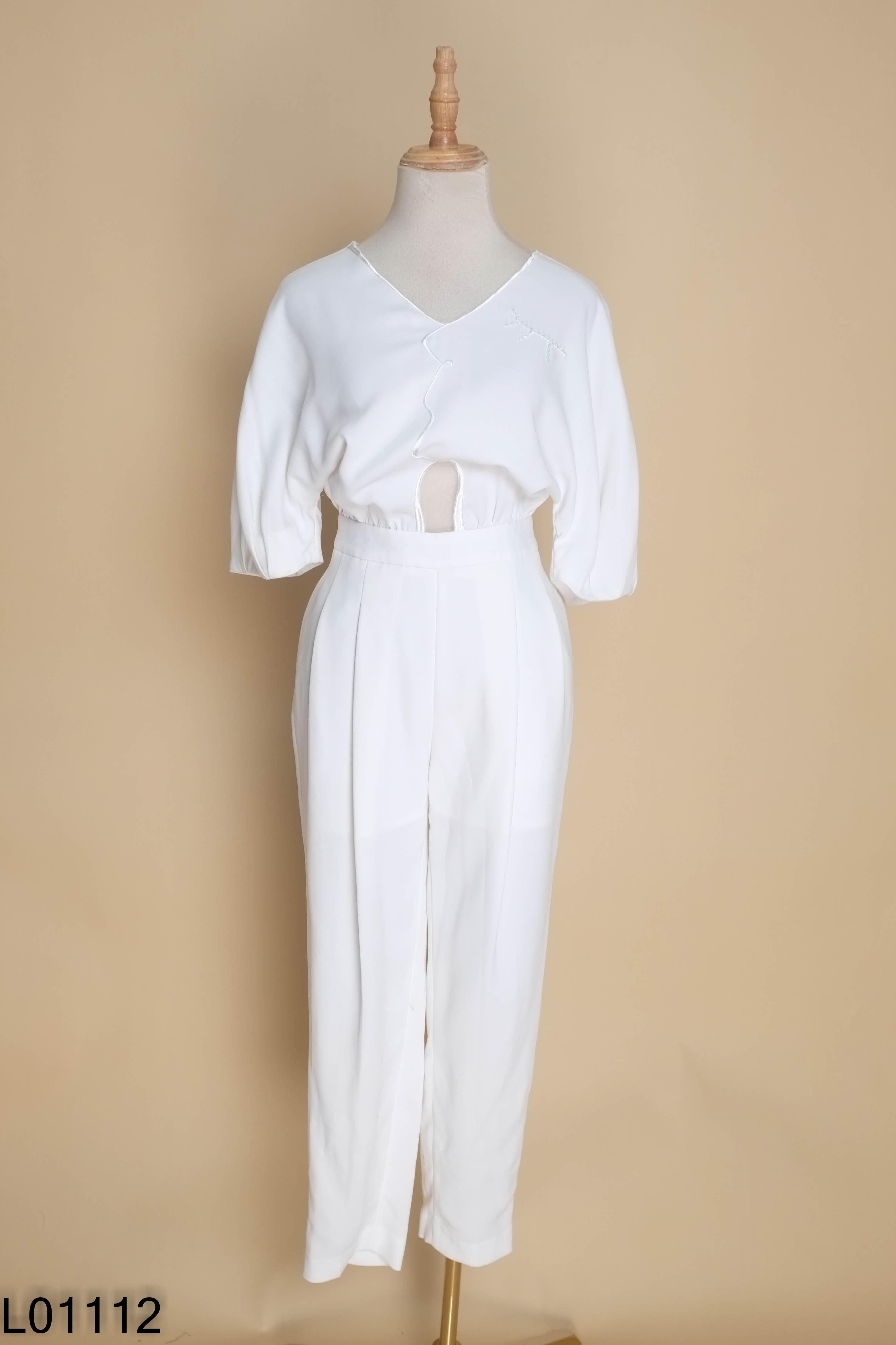 Jumpsuit ELISE trắng
