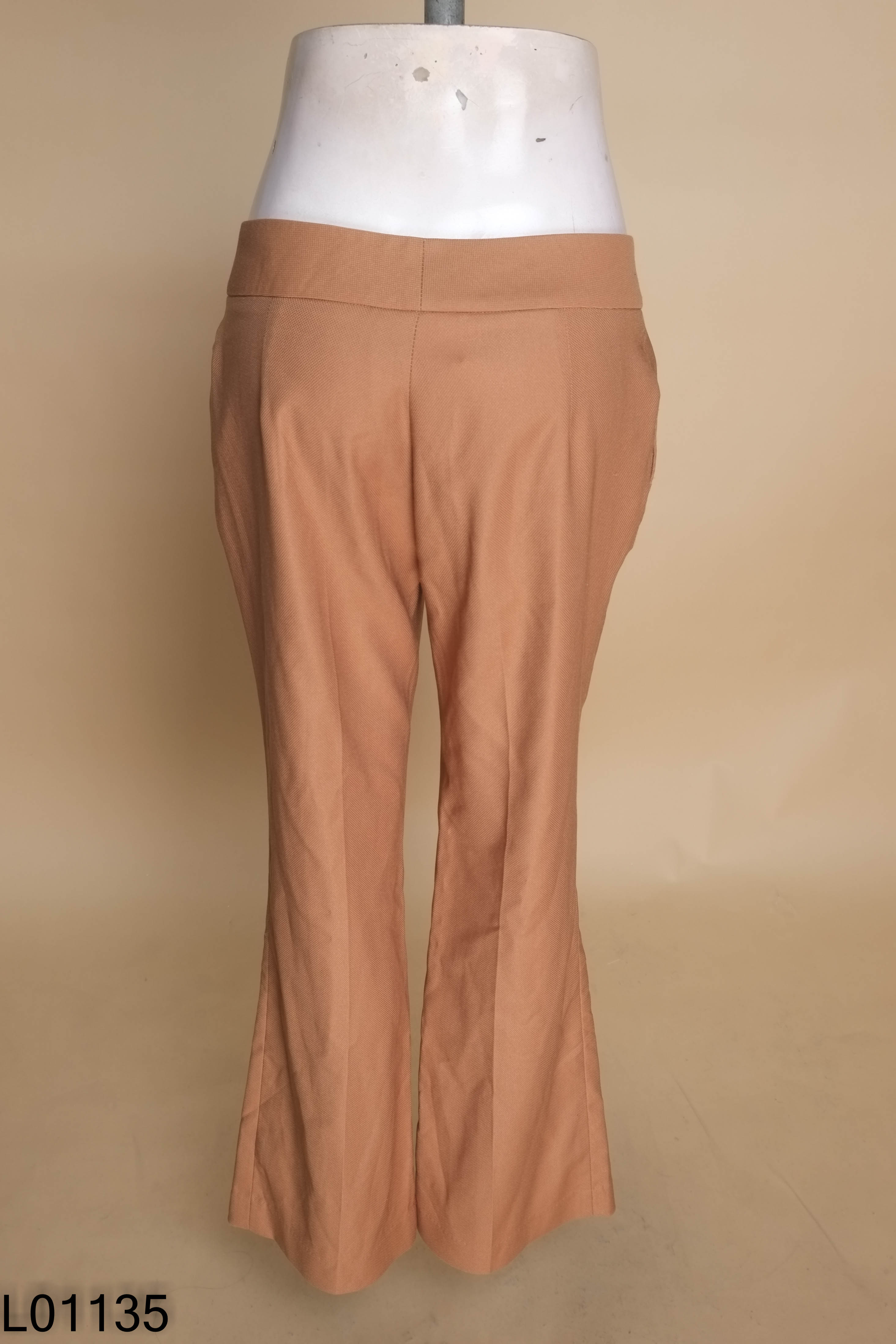 Quần dài nâu bò ELISE xẻ ống