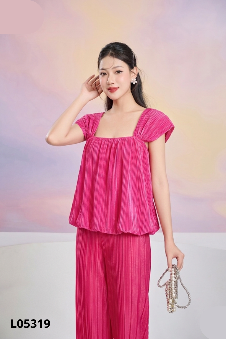 Áo EDINI hồng sen