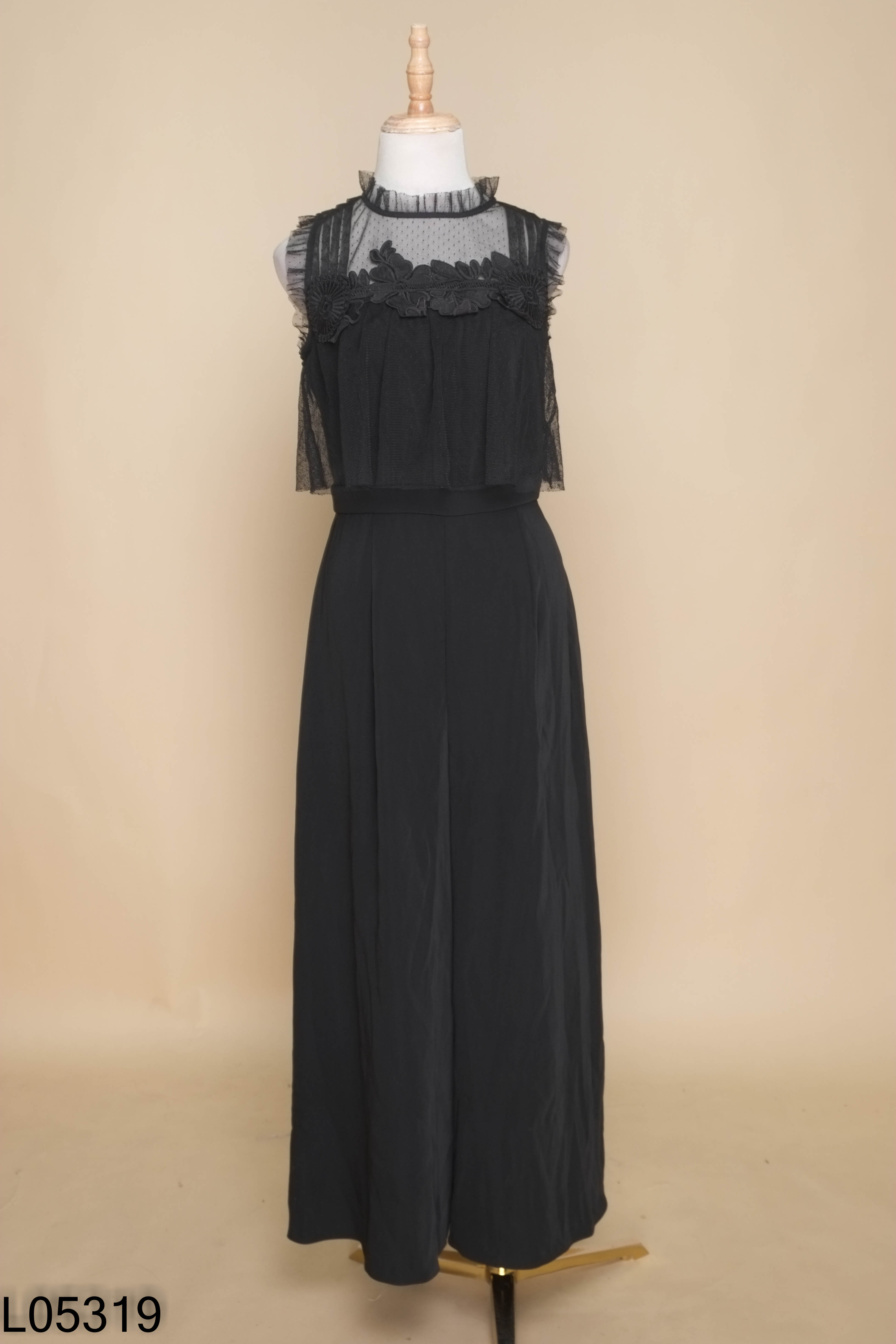 Váy VERO MODA đen voan lưới
